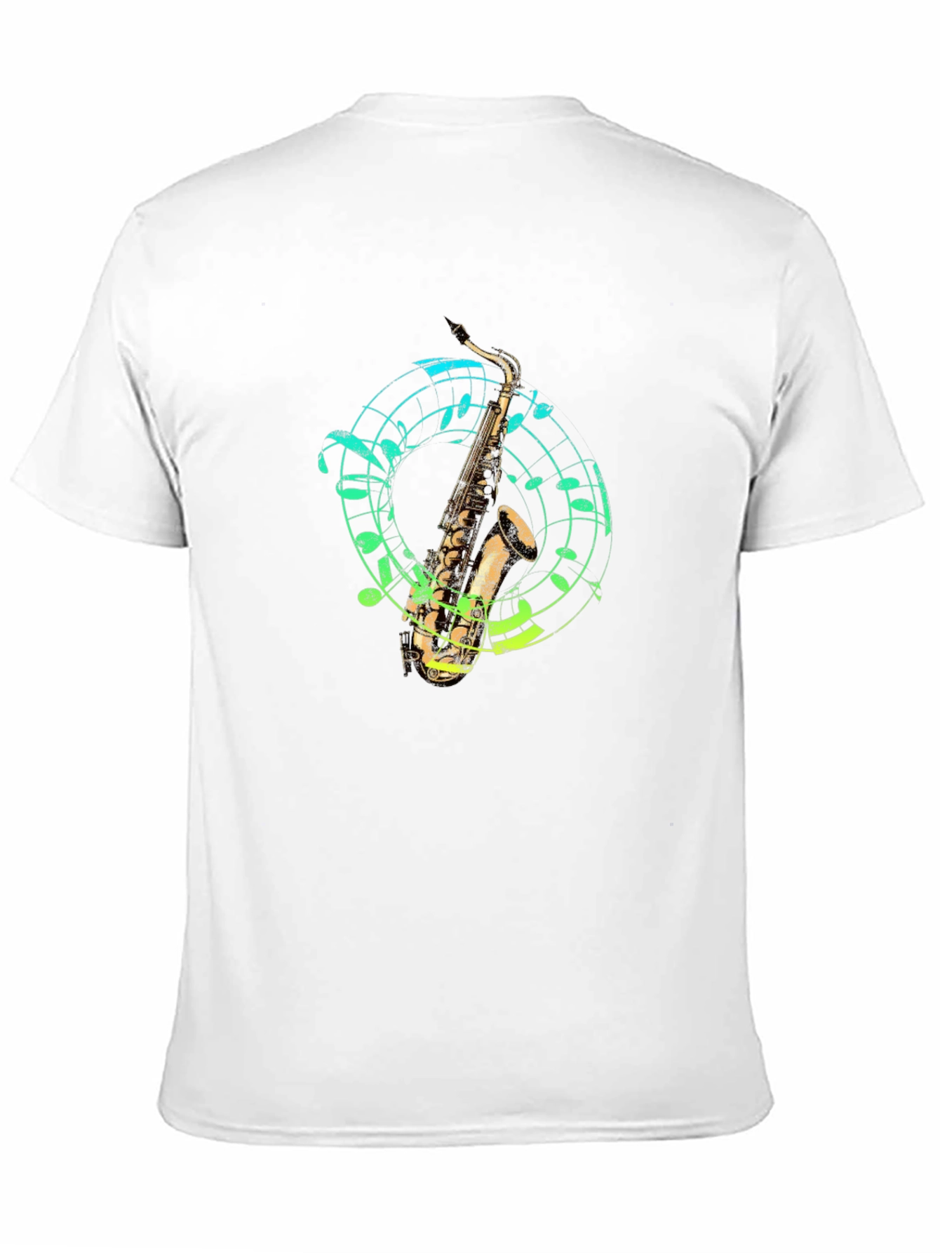 Saxophone Music T-Shirt - Cool Graphic Tee