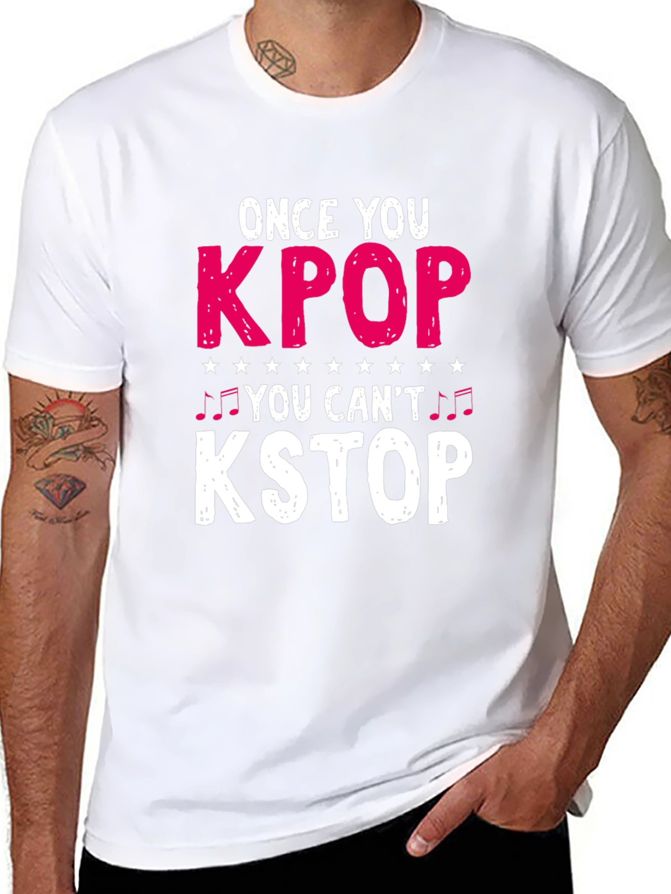 KPOP Fan T-Shirt: Once You KPOP You Cant KSTOP!