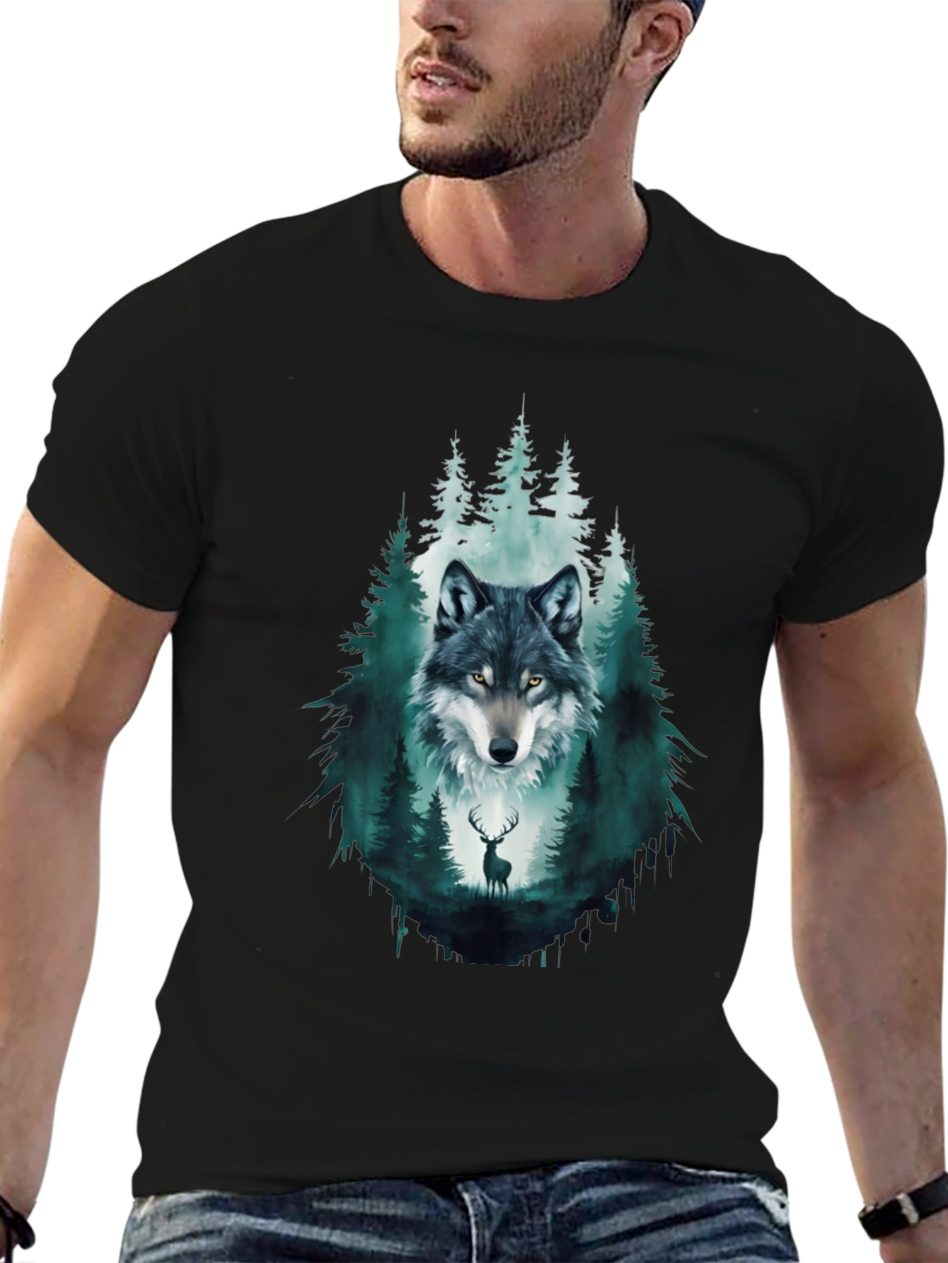 Wolf & Forest Graphic Tee