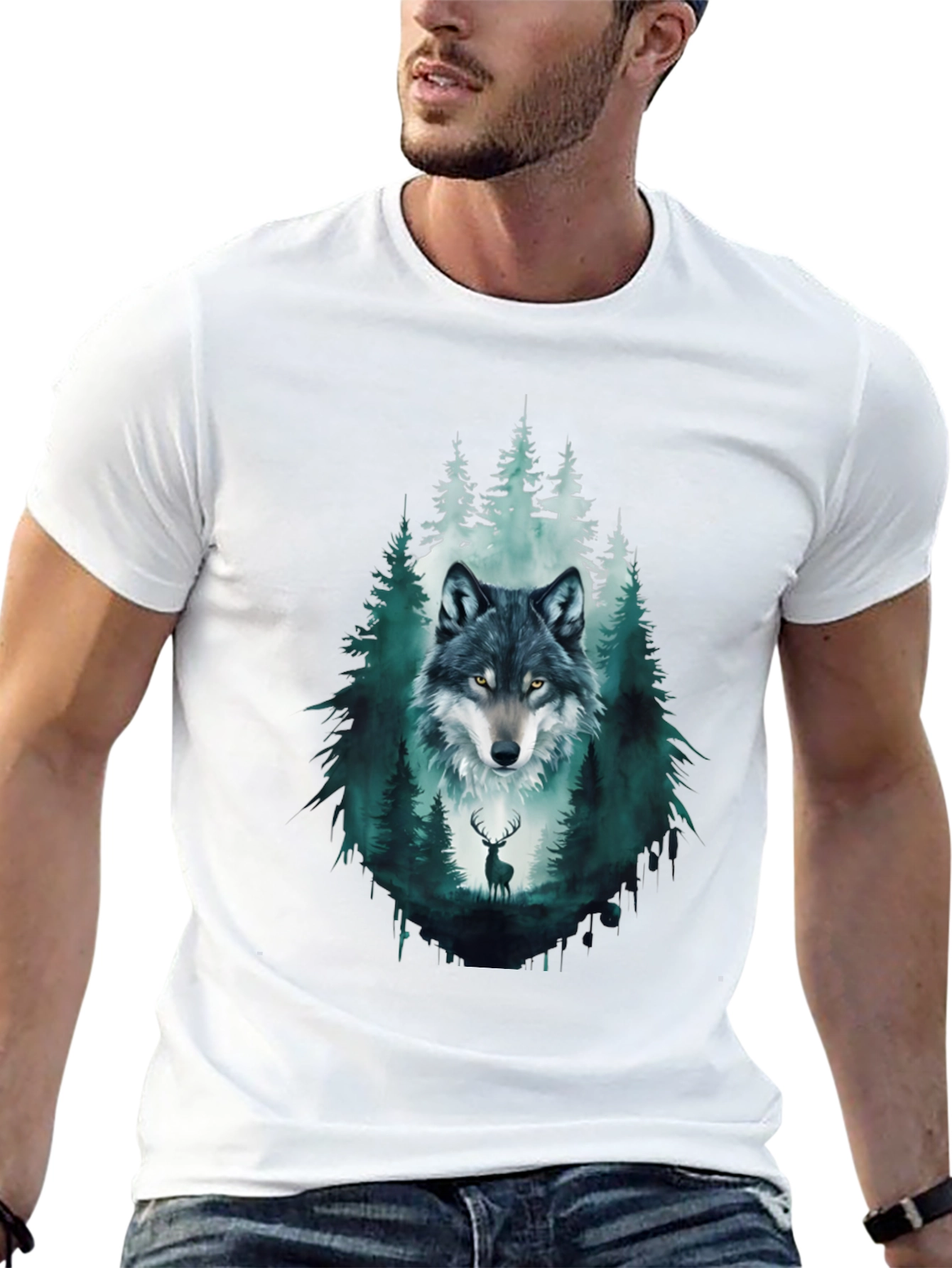 Wolf & Forest Graphic Tee