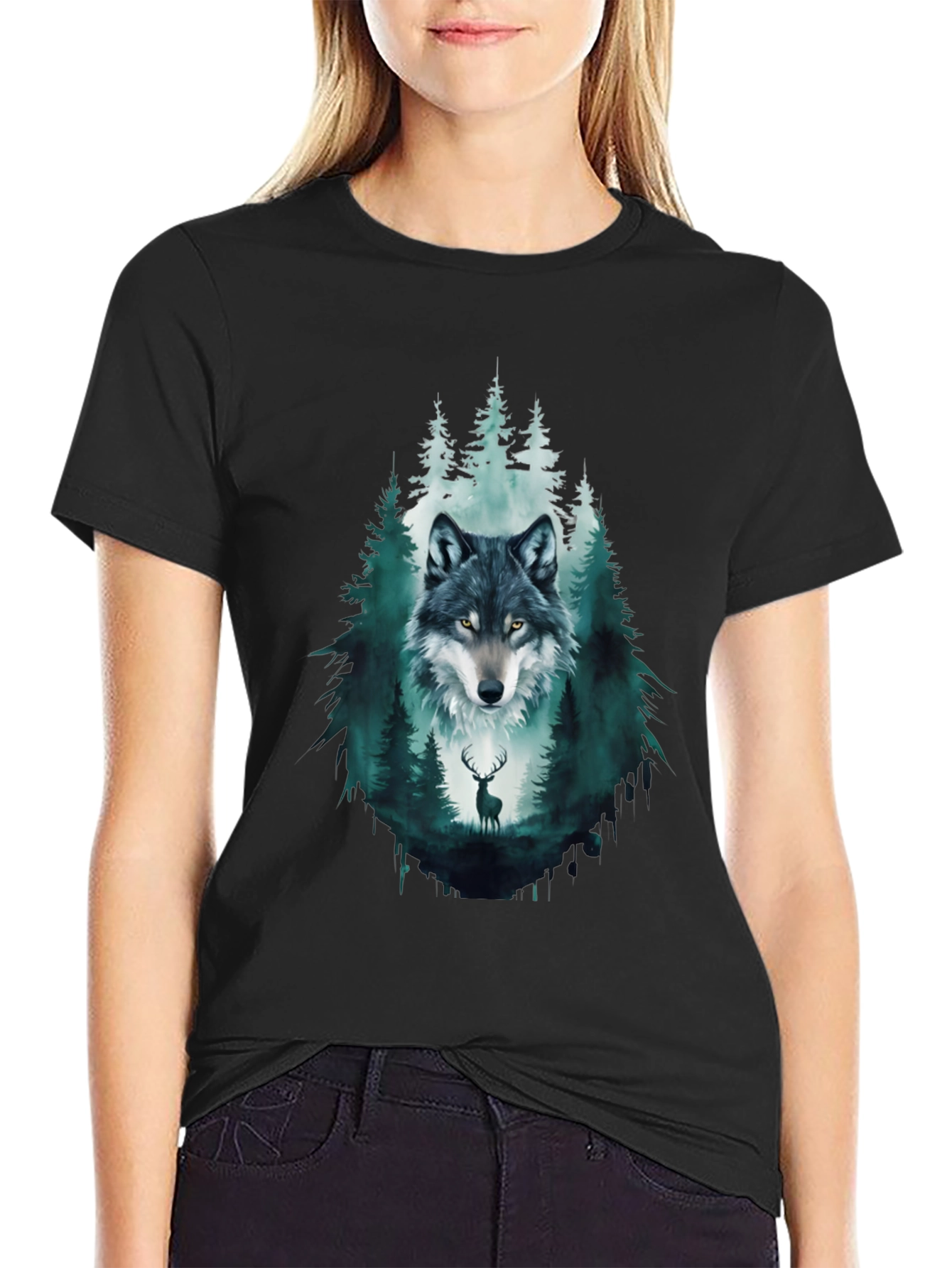 Wolf & Forest Graphic Tee