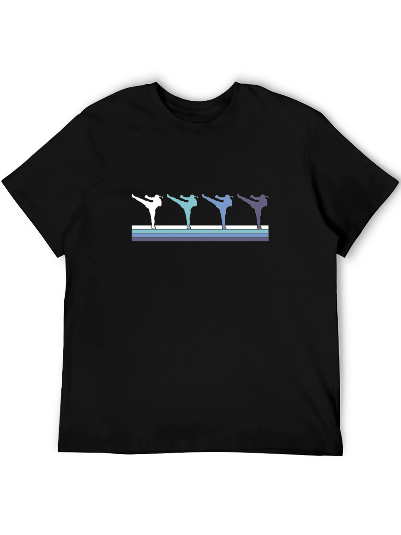 Retro Martial Arts Kick T-Shirt