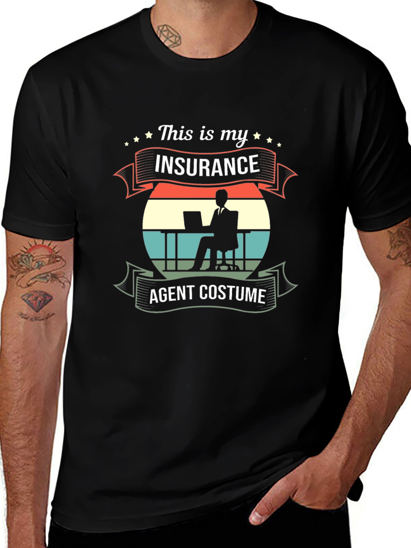 Insurance Agent Costume T-Shirt - Funny Career Tee