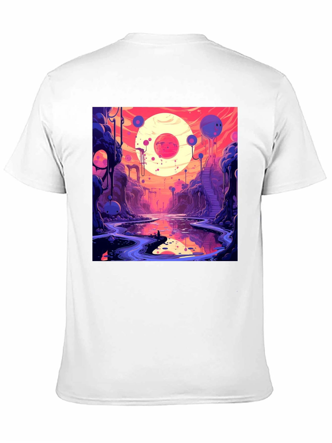 Cosmic Dreamscape Graphic Tee - Unique Design