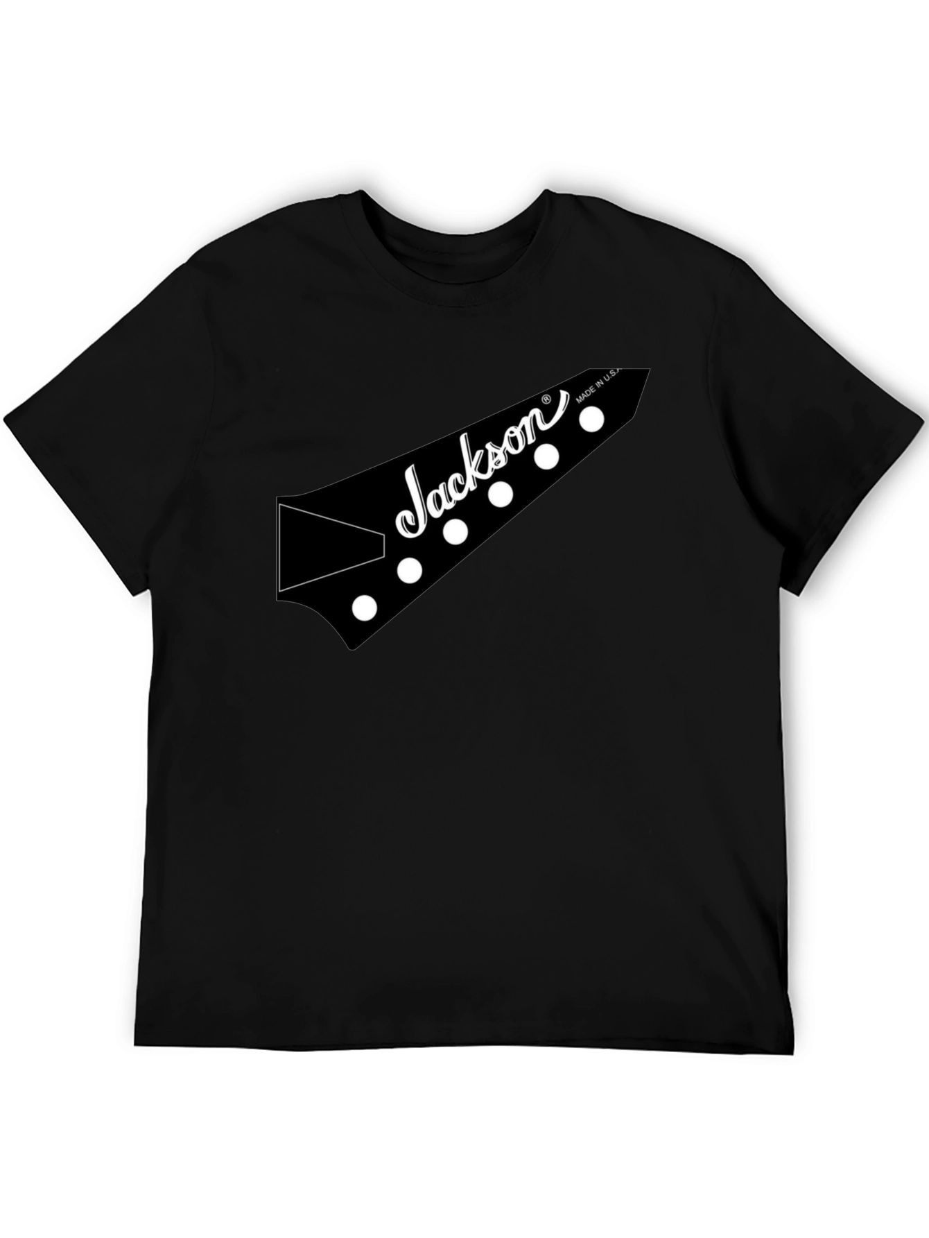 Jackson Guitar Headstock Black T-Shirt