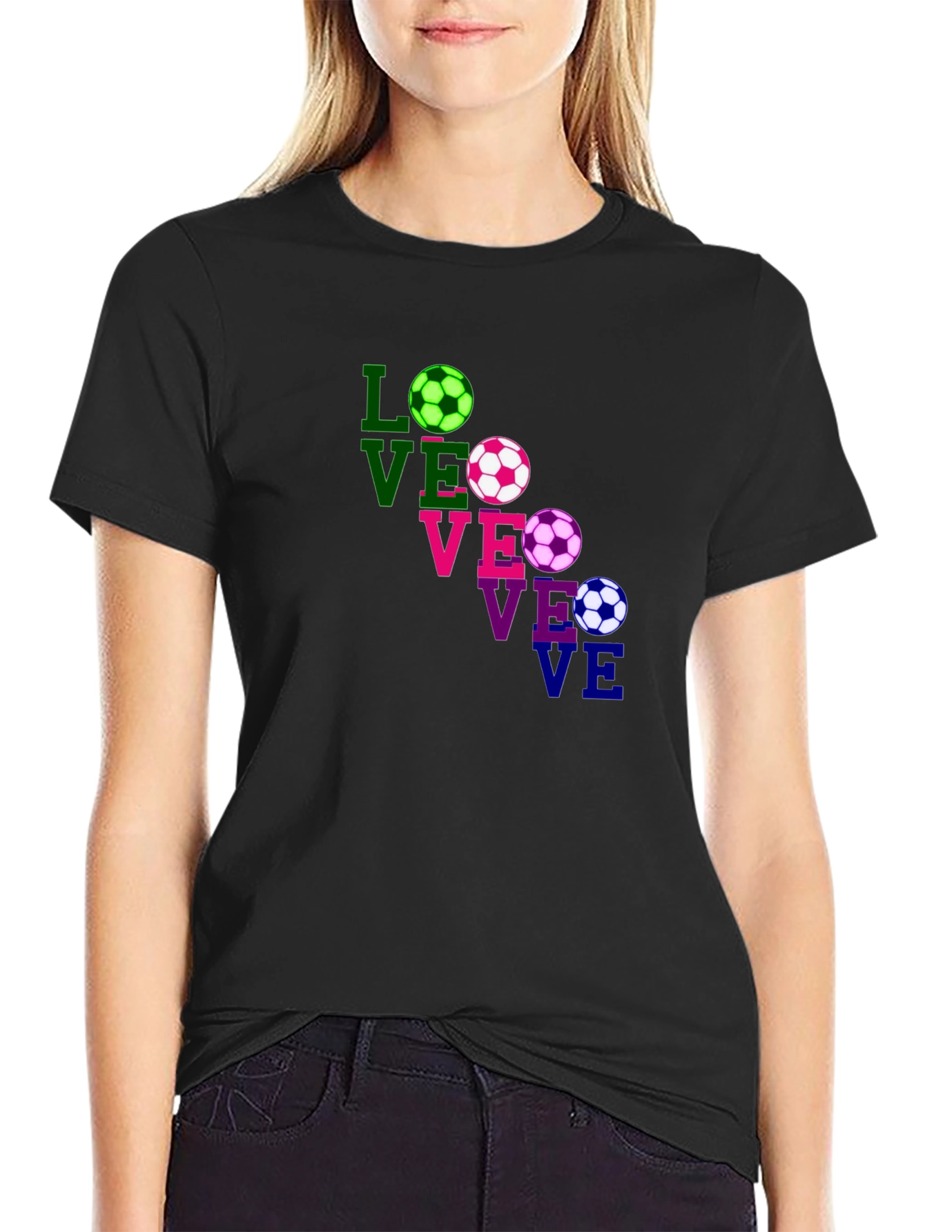 Love Soccer T-Shirt - Fun Graphic Tee