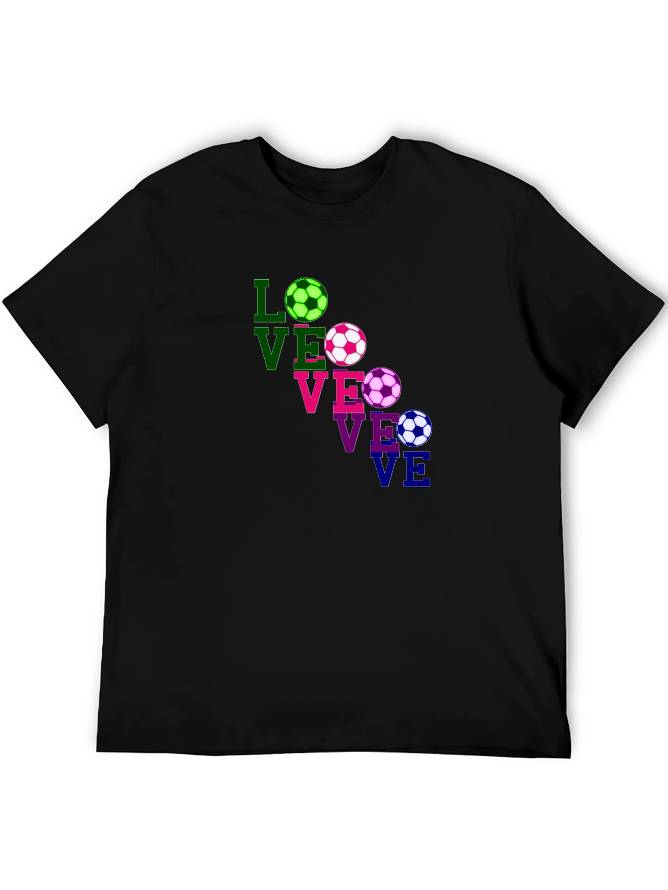 Love Soccer T-Shirt - Fun Graphic Tee