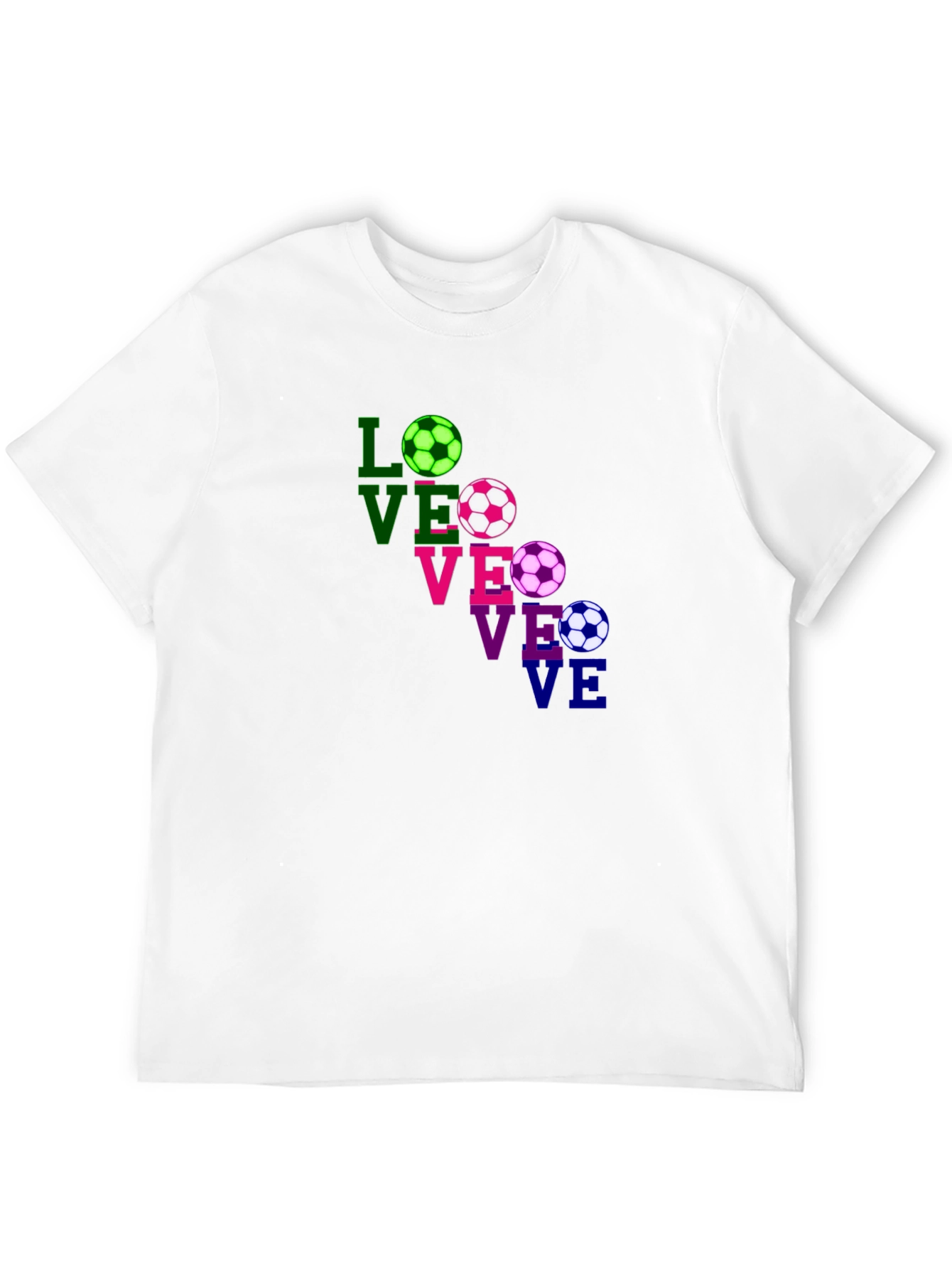 Love Soccer T-Shirt - Fun Graphic Tee