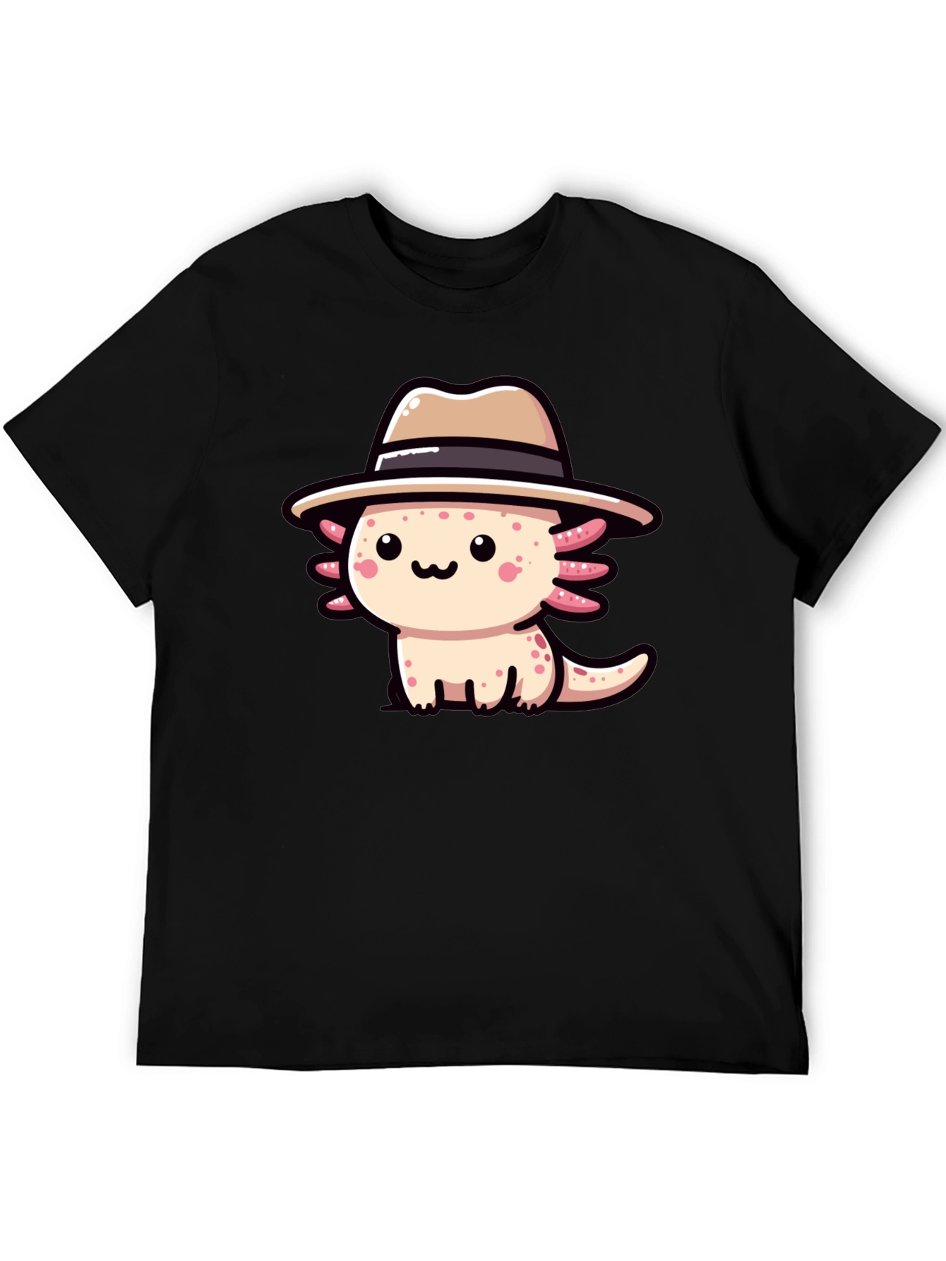 Axolotl Gangster T-Shirt - Cute Cartoon Tee
