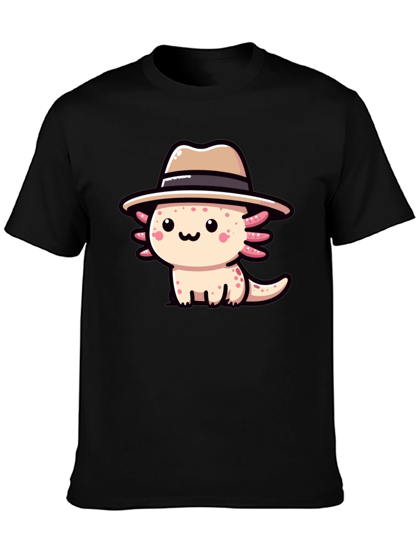 Axolotl Gangster T-Shirt - Cute Cartoon Tee