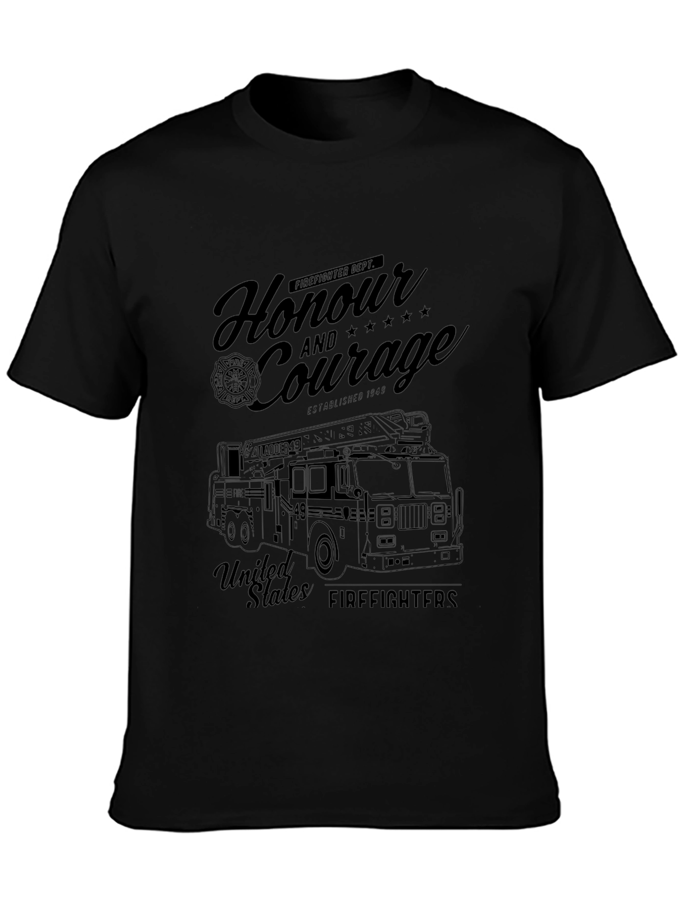 Honour & Courage Firefighter T-Shirt