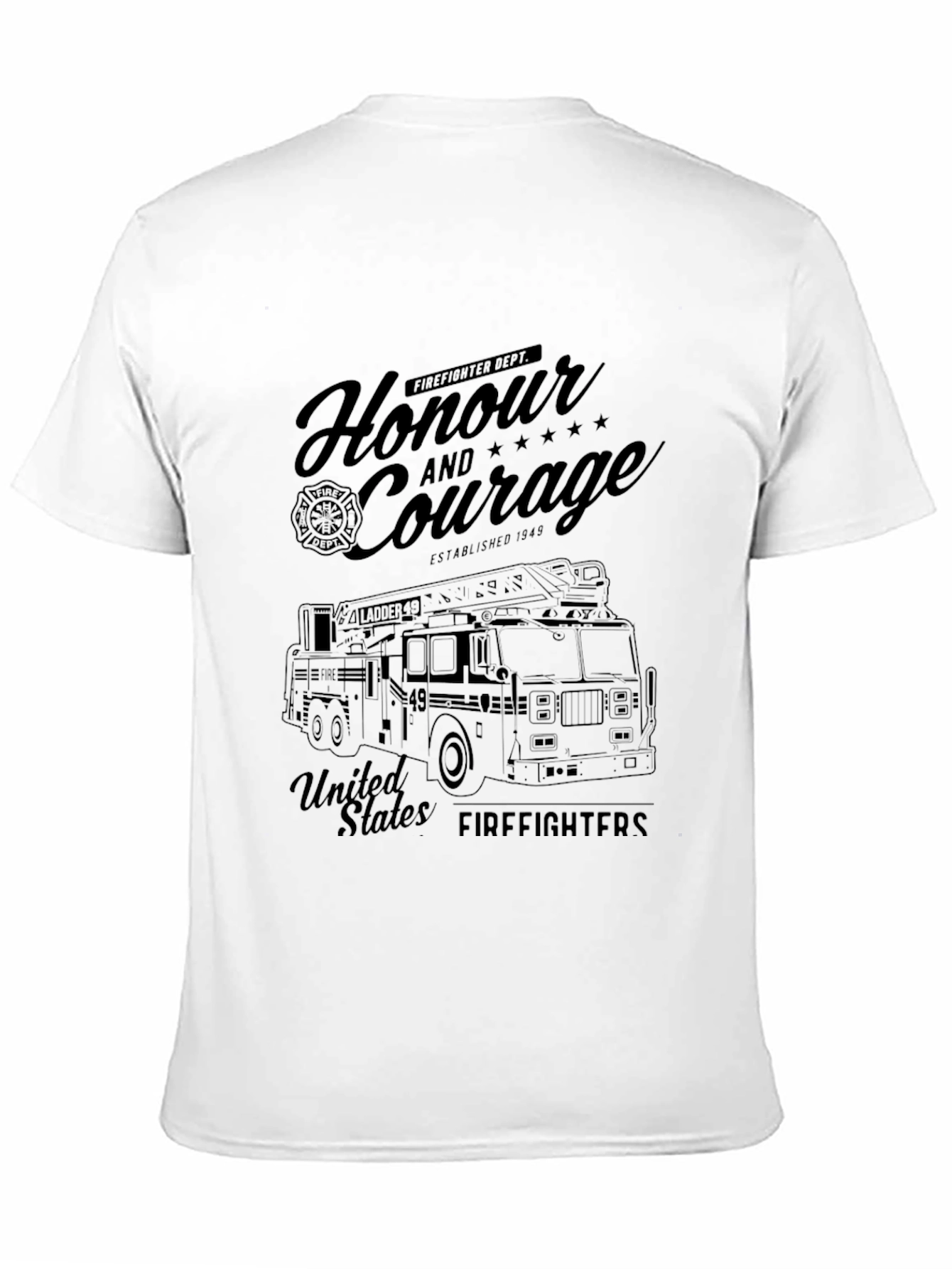 Honour & Courage Firefighter T-Shirt