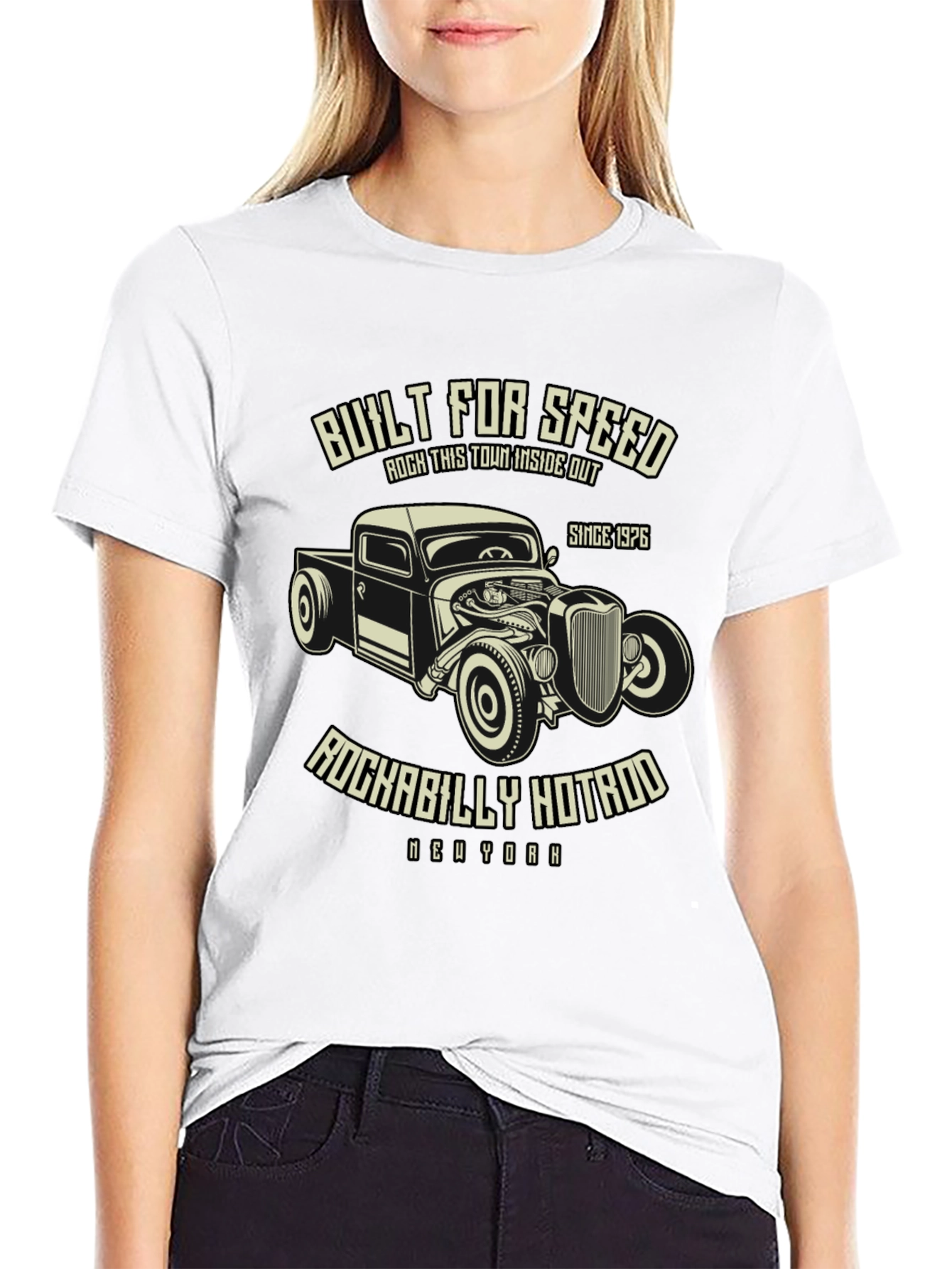 Built For Speed Hotrod Graphic T-Shirt