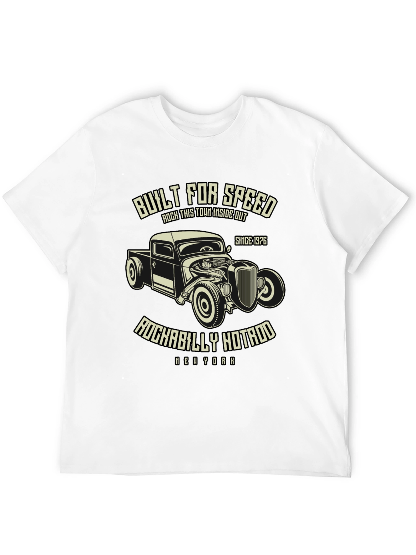 Built For Speed Hotrod Graphic T-Shirt