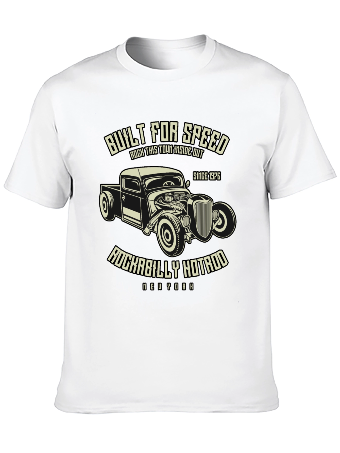 Built For Speed Hotrod Graphic T-Shirt