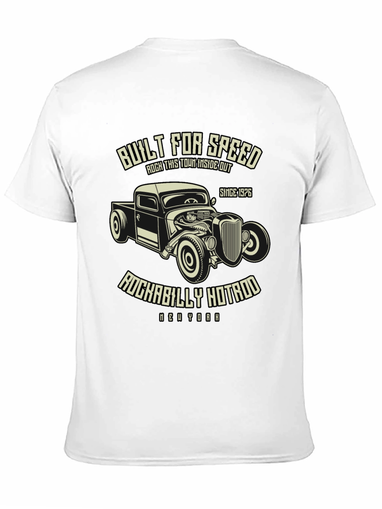 Built For Speed Hotrod Graphic T-Shirt