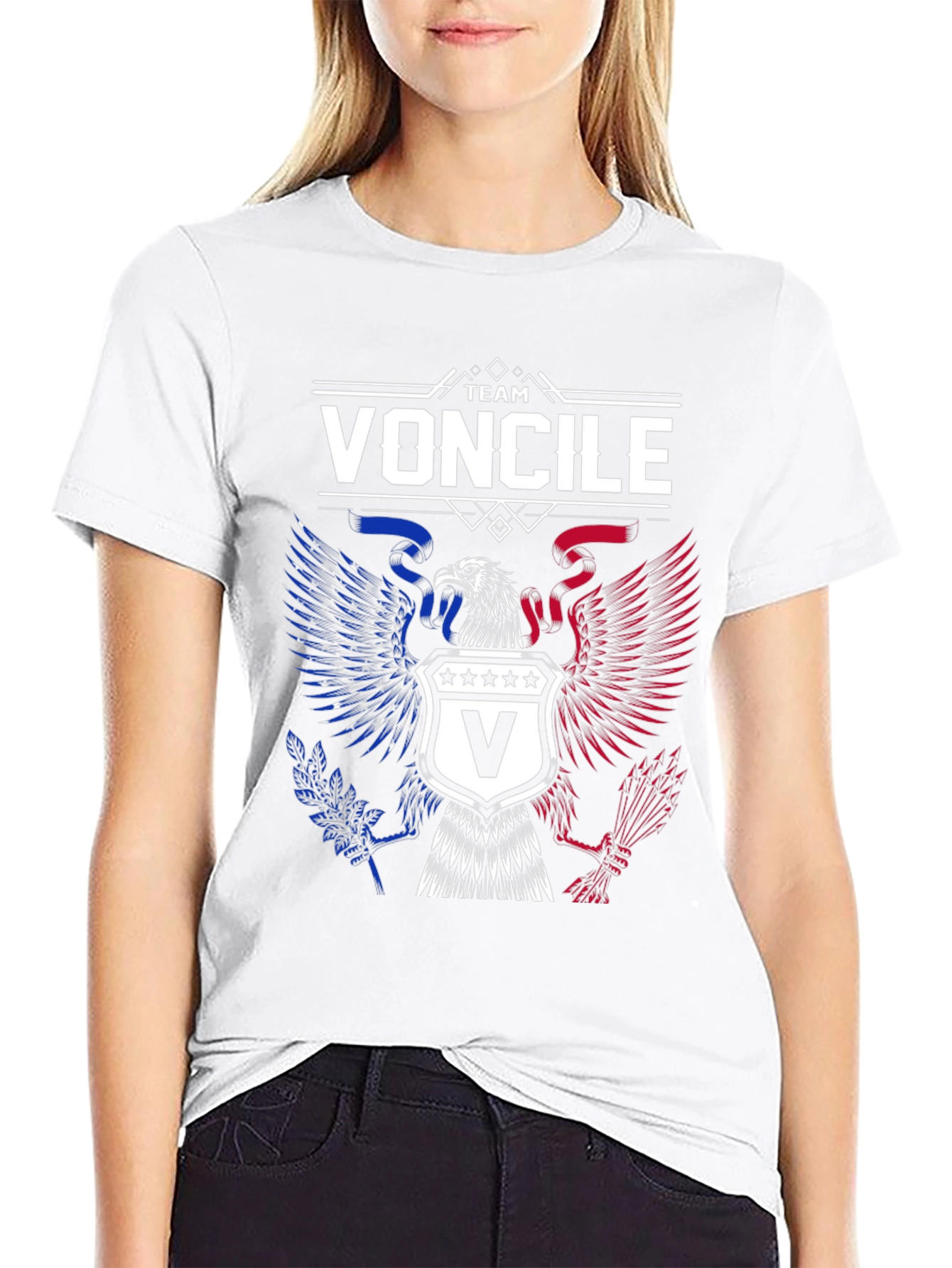 Team Voncile Eagle Patriotic T-Shirt