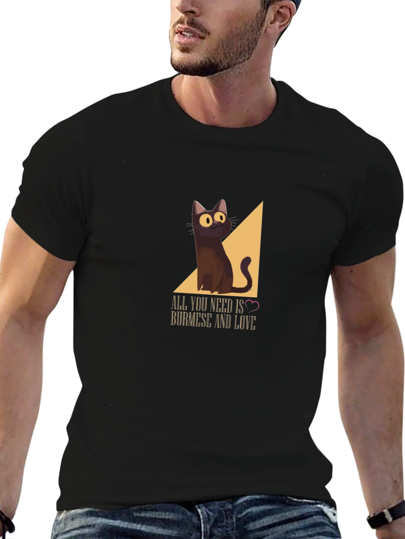Burmese Cat T-Shirt: All You Need Is Love!