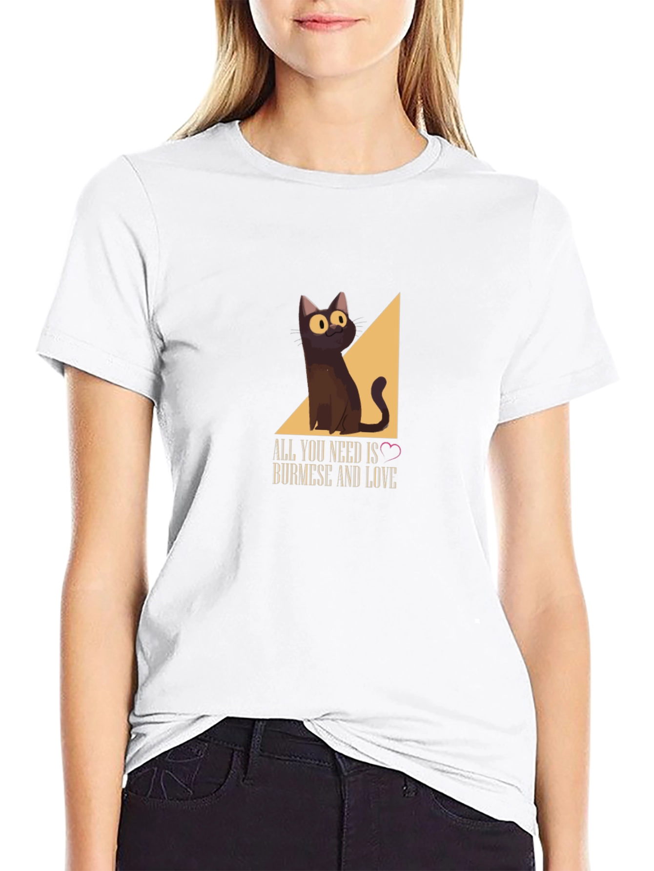 Burmese Cat T-Shirt: All You Need Is Love!