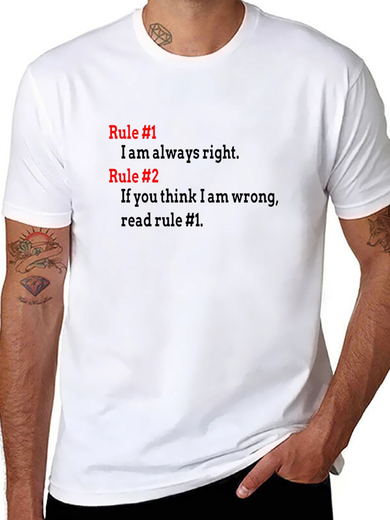 Always Right T-Shirt - Funny Rules Tee