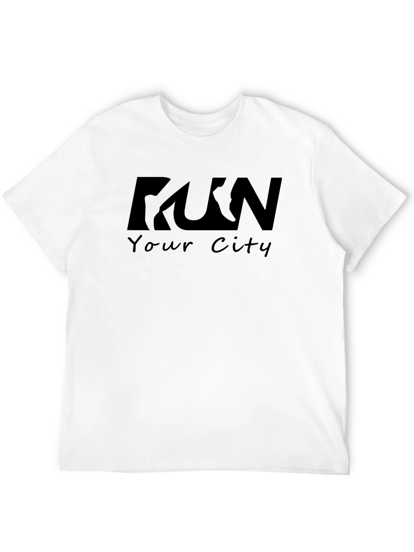 Run Your City Black T-Shirt