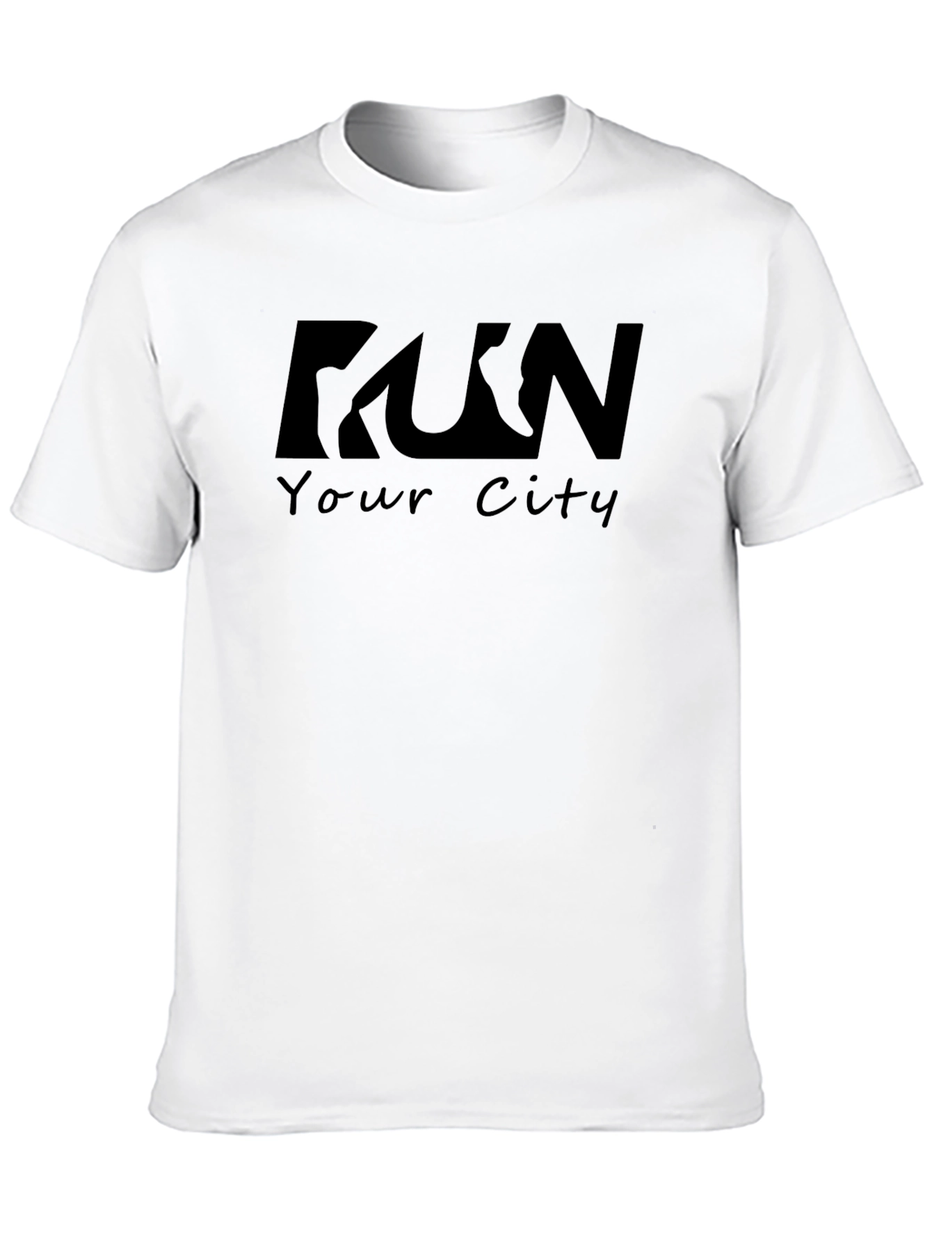 Run Your City Black T-Shirt