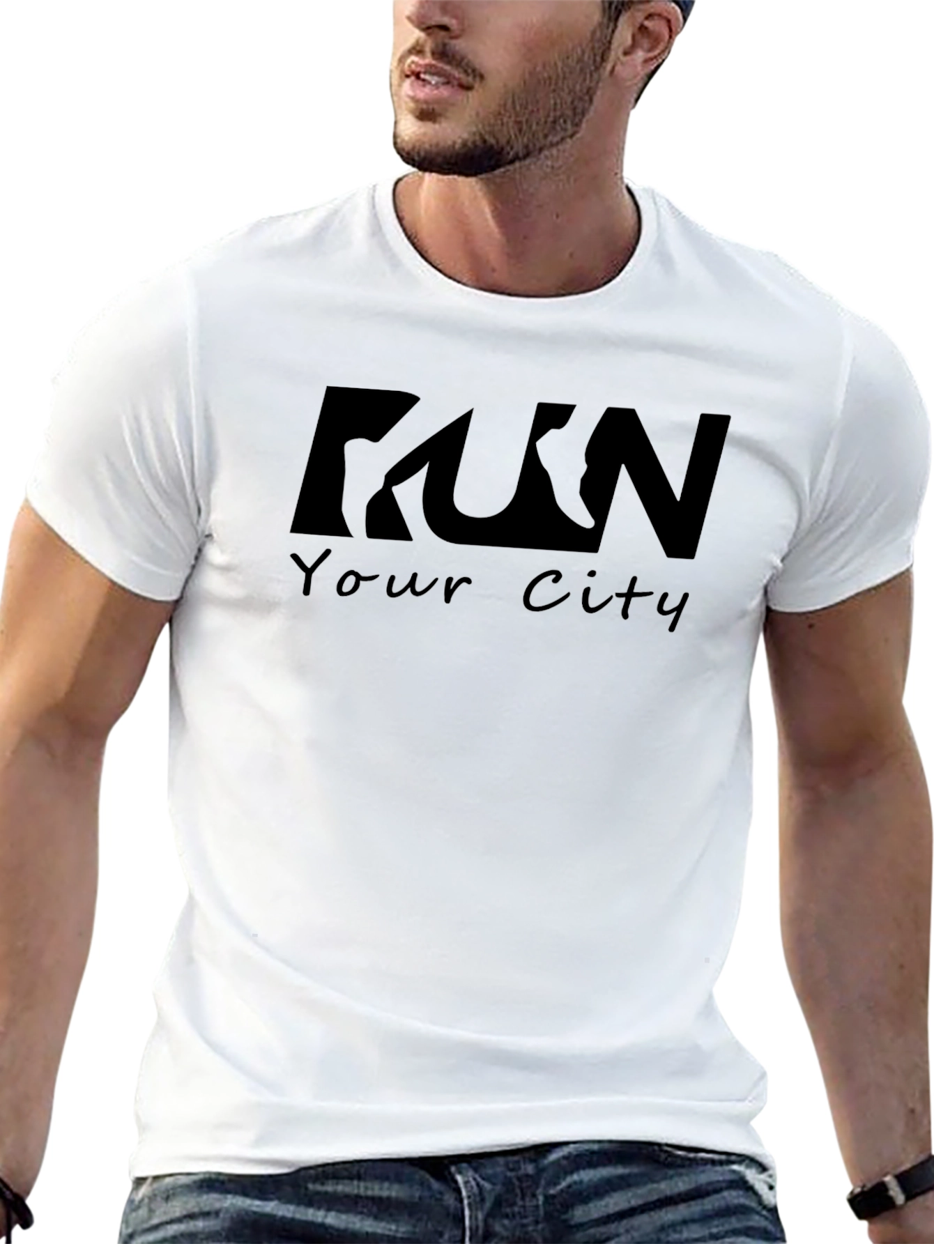 Run Your City Black T-Shirt