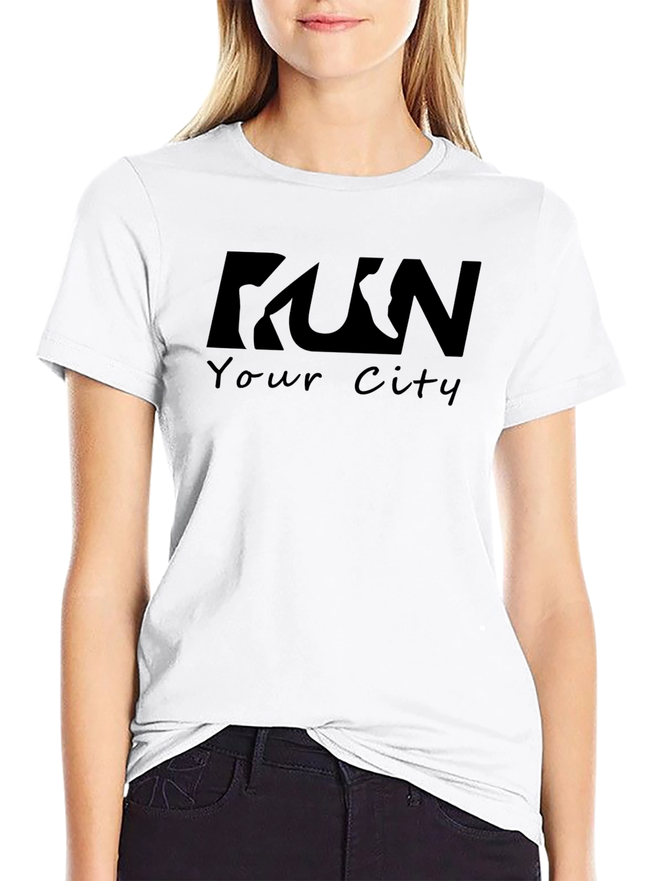 Run Your City Black T-Shirt