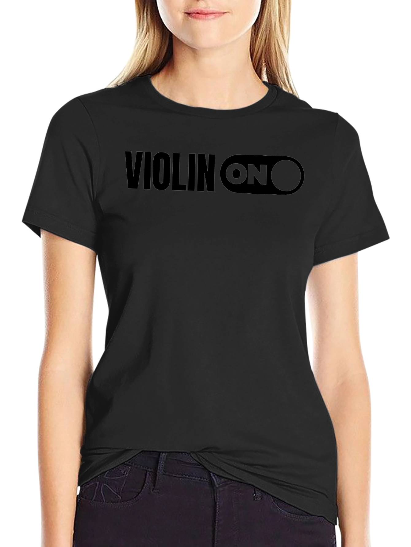 Violin On Funny Music T-Shirt