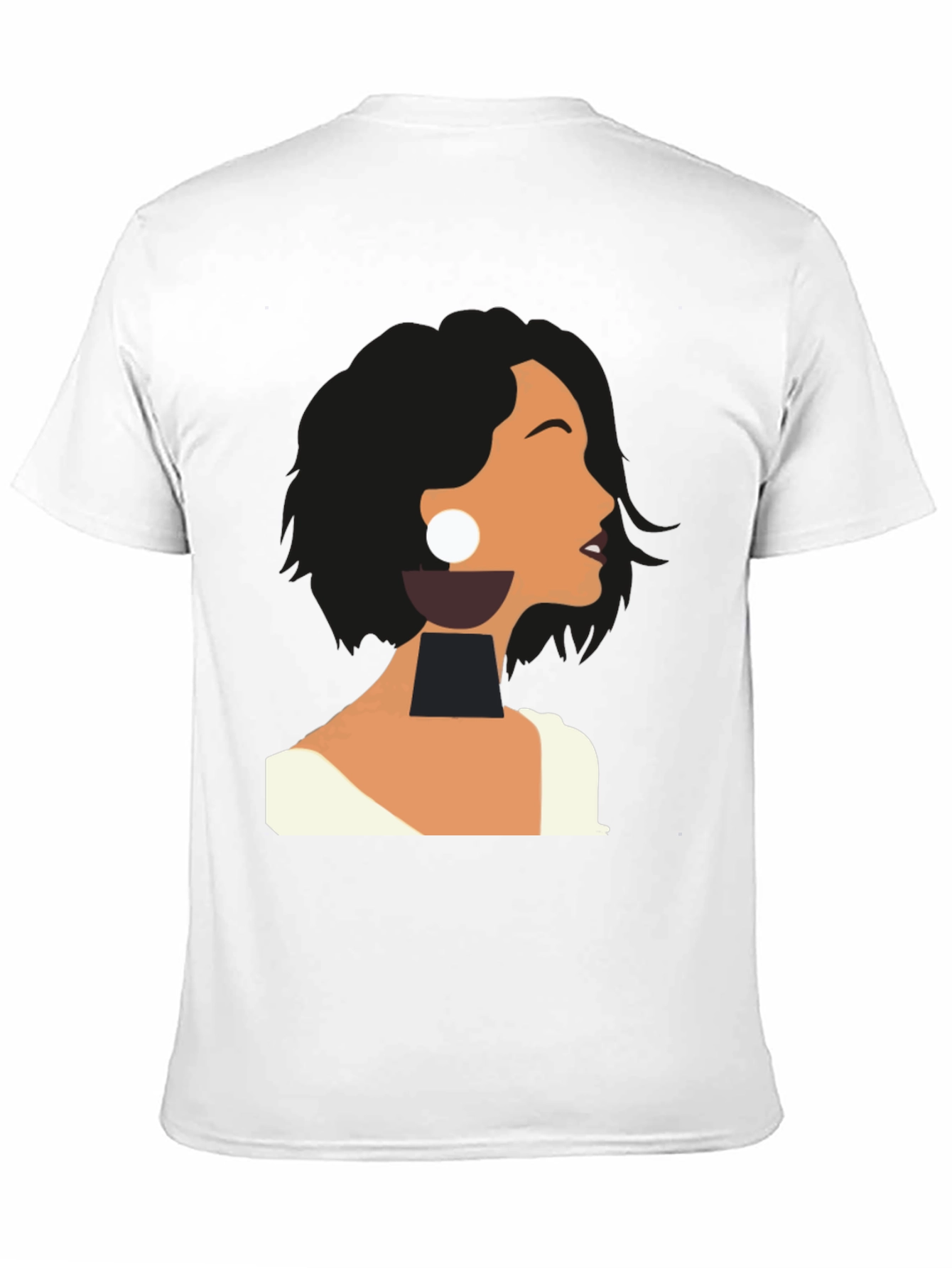 Abstract Woman Graphic Tee - Modern Art T-Shirt