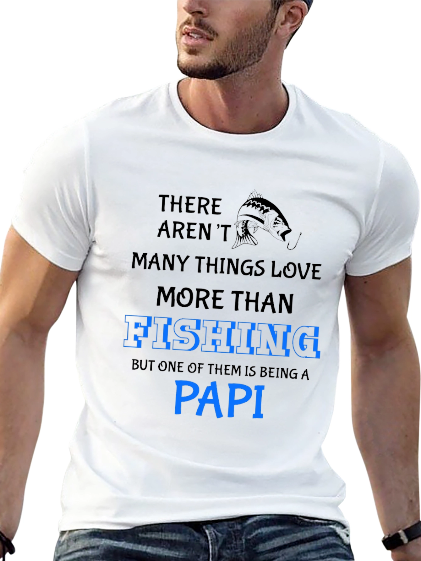 Fishing Papi T-Shirt - Mens Graphic Tee