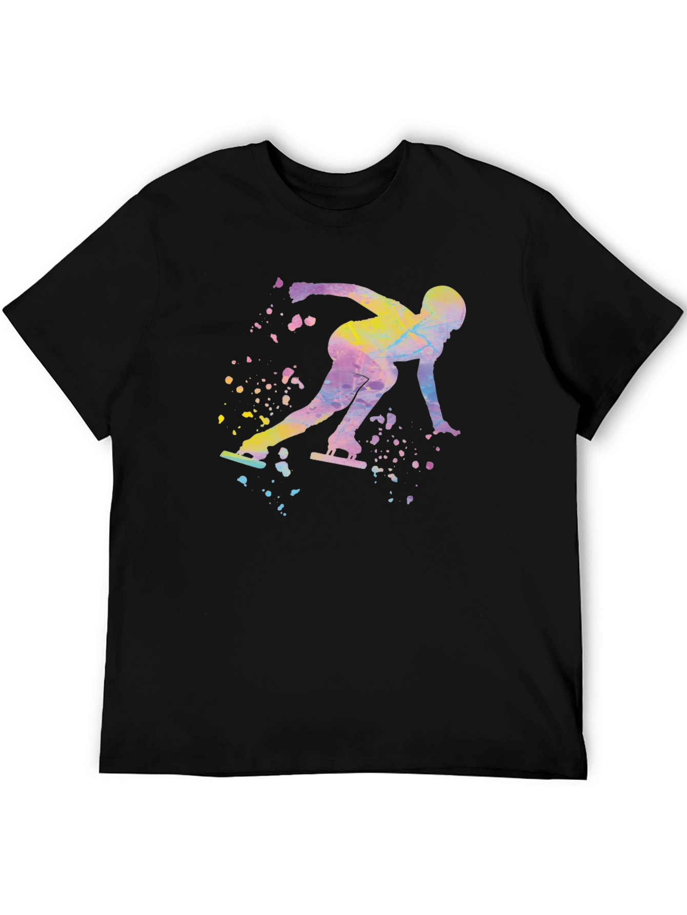Speed Skater Graphic Tee - Stylish Mens T-Shirt
