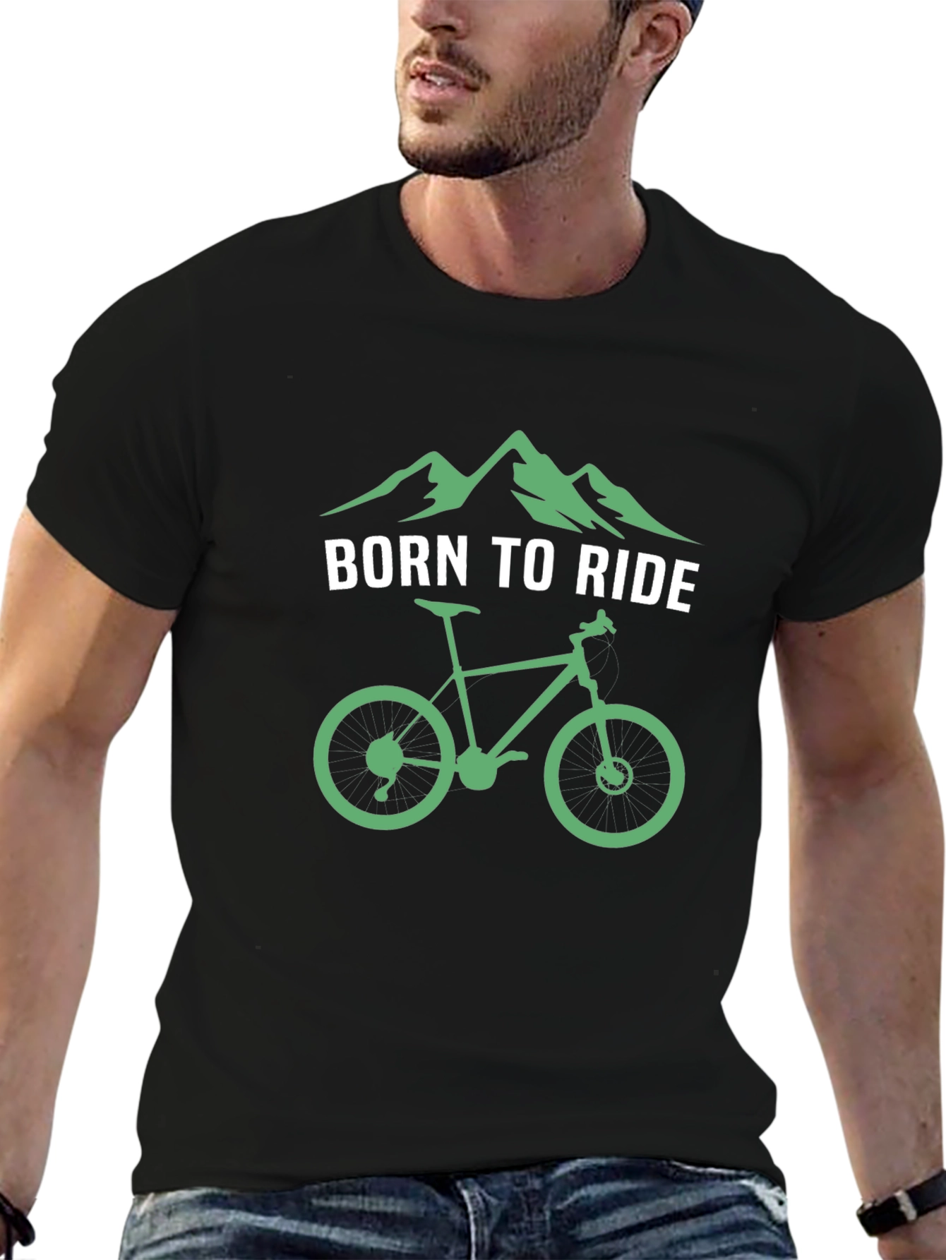 Born to Ride Mountain Bike T-Shirt