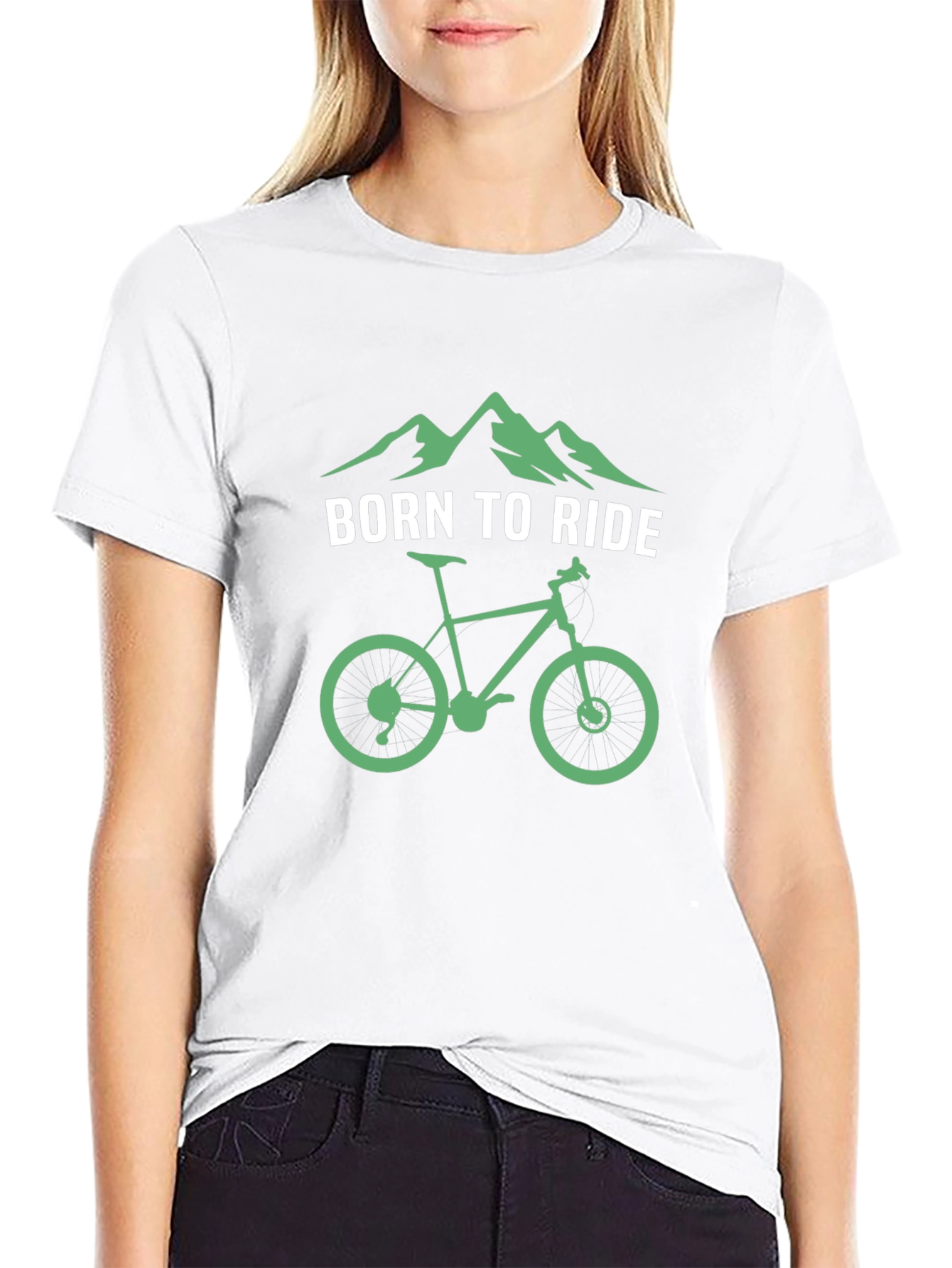 Born to Ride Mountain Bike T-Shirt