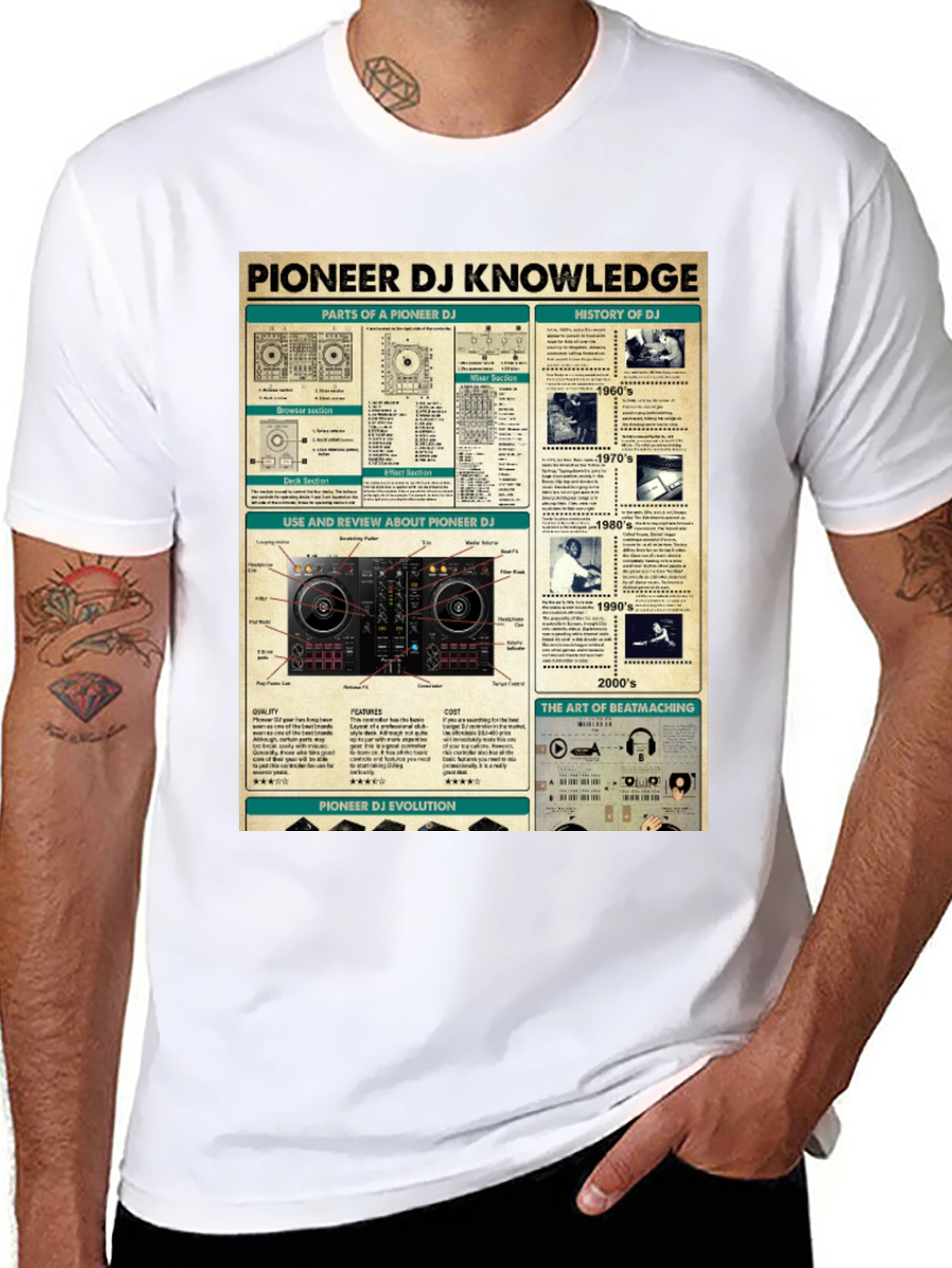Pioneer DJ Knowledge T-Shirt - Music Lovers Tee