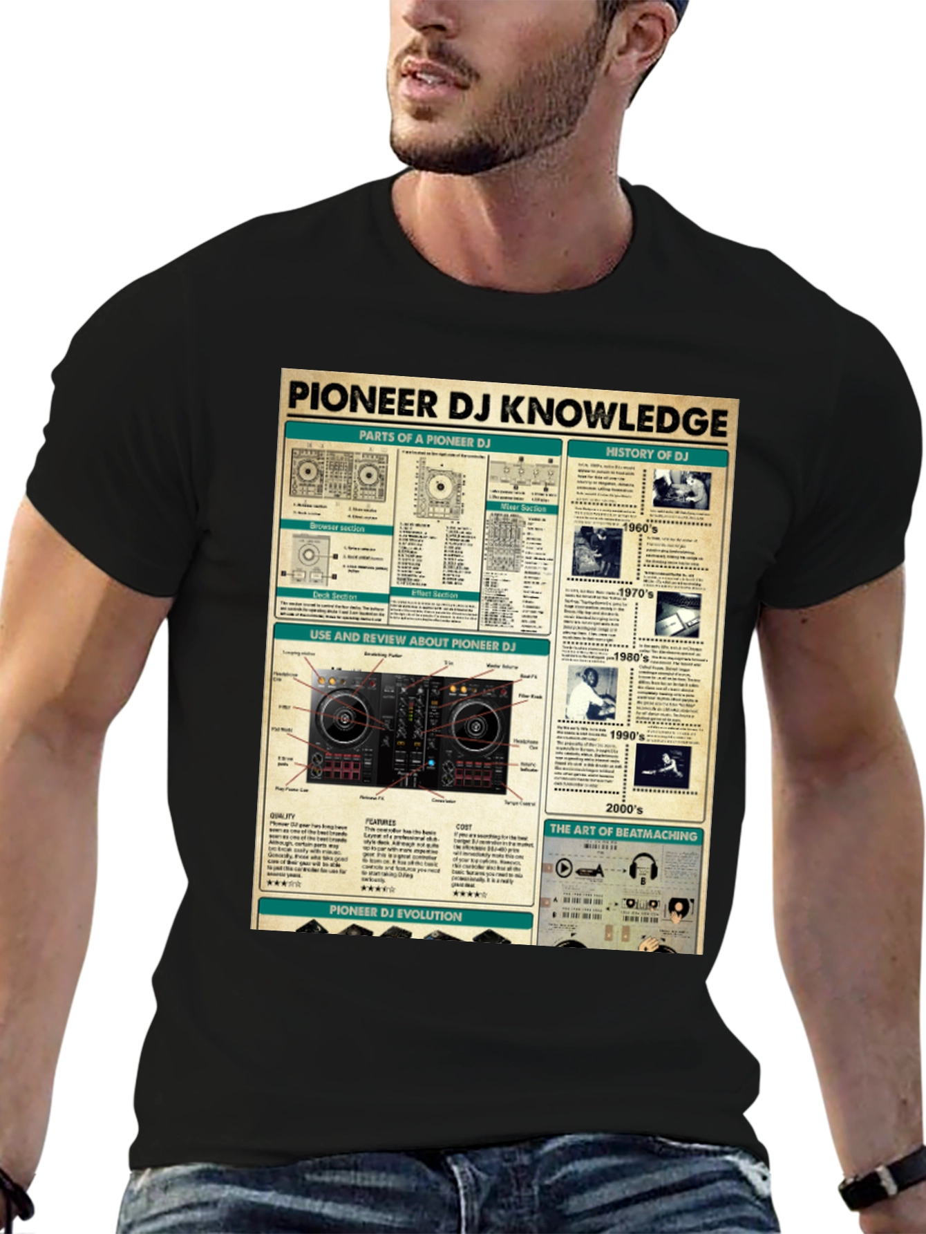 Pioneer DJ Knowledge T-Shirt - Music Lovers Tee