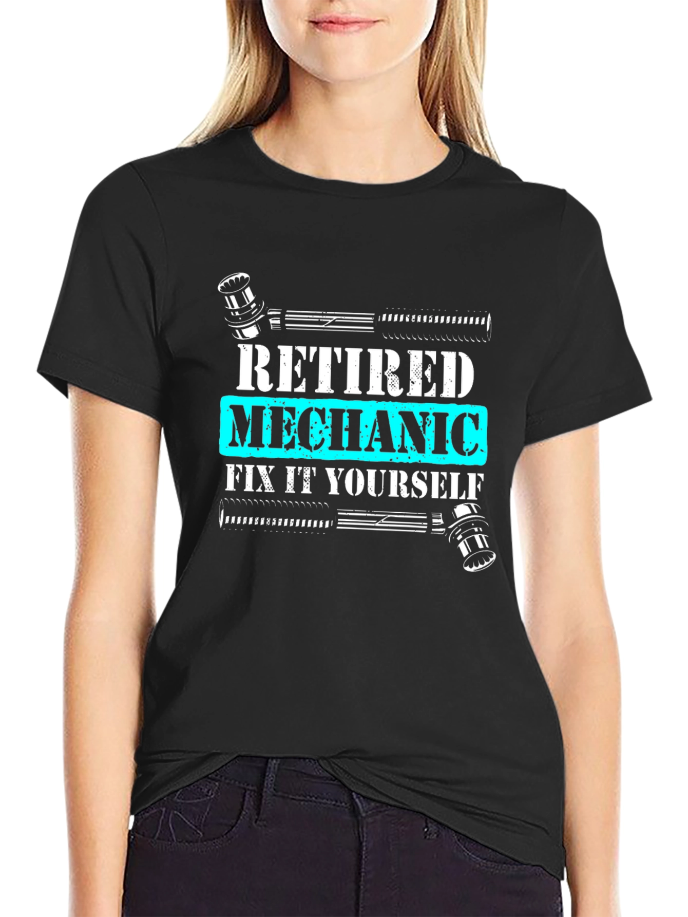 Retired Mechanic T-Shirt - Fix It Yourself