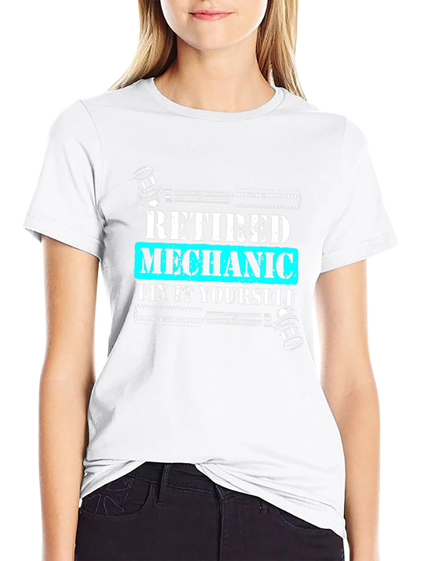 Retired Mechanic T-Shirt - Fix It Yourself