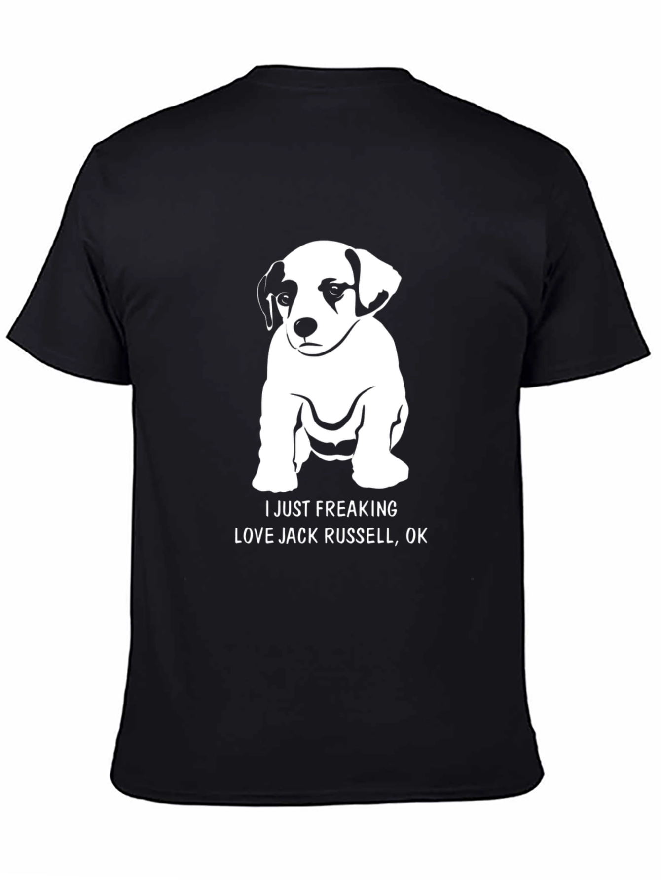 Jack Russell Lover Black T-Shirt