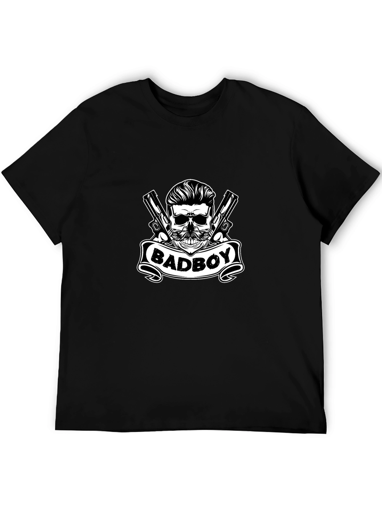 Badboy Skull Graphic Tee - Black