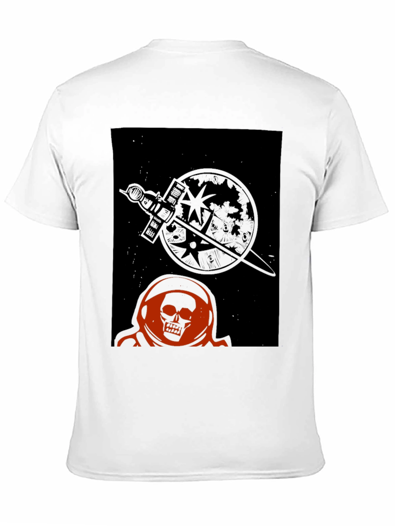 Skull Astronaut Graphic T-Shirt
