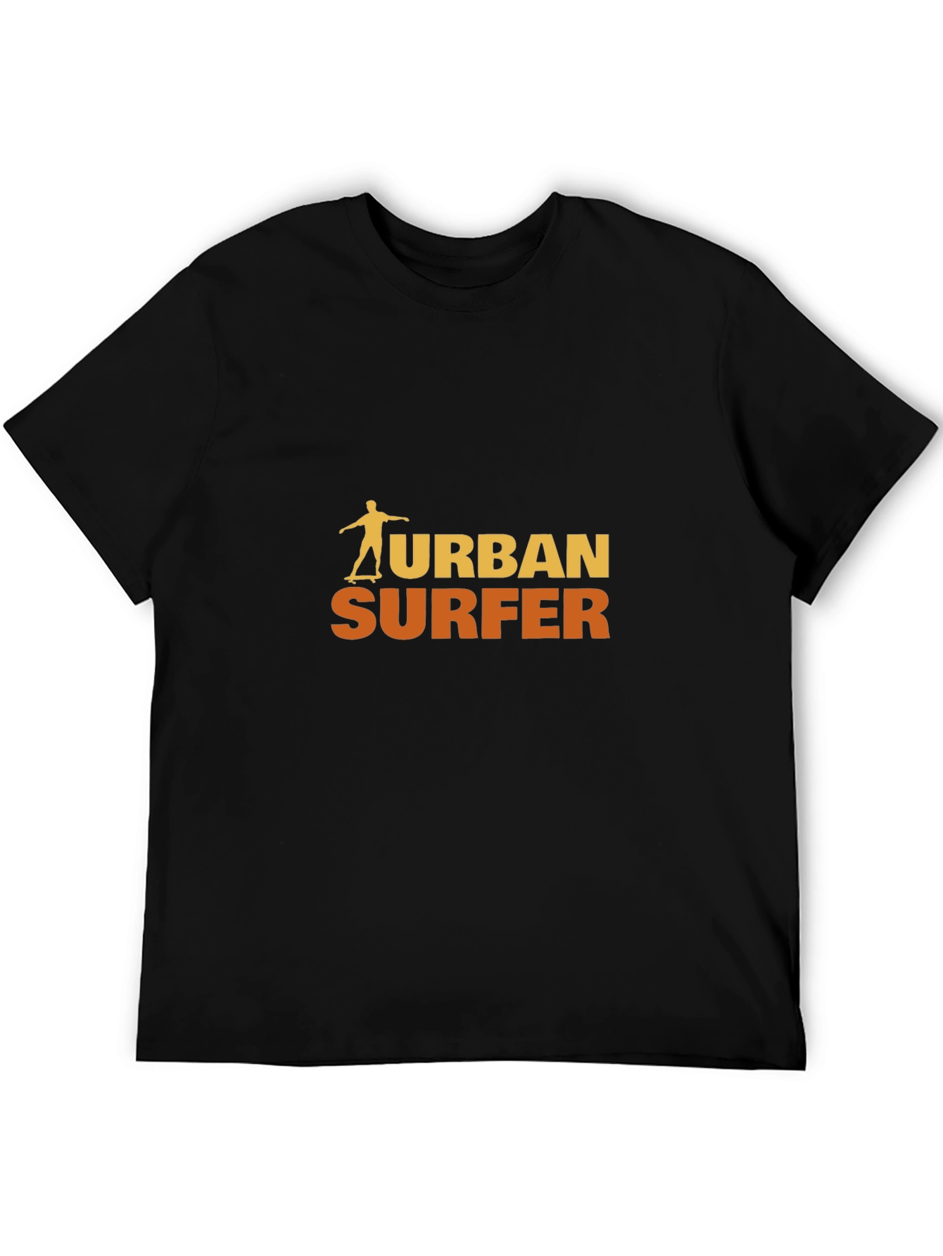 Urban Surfer Graphic Tee - Black