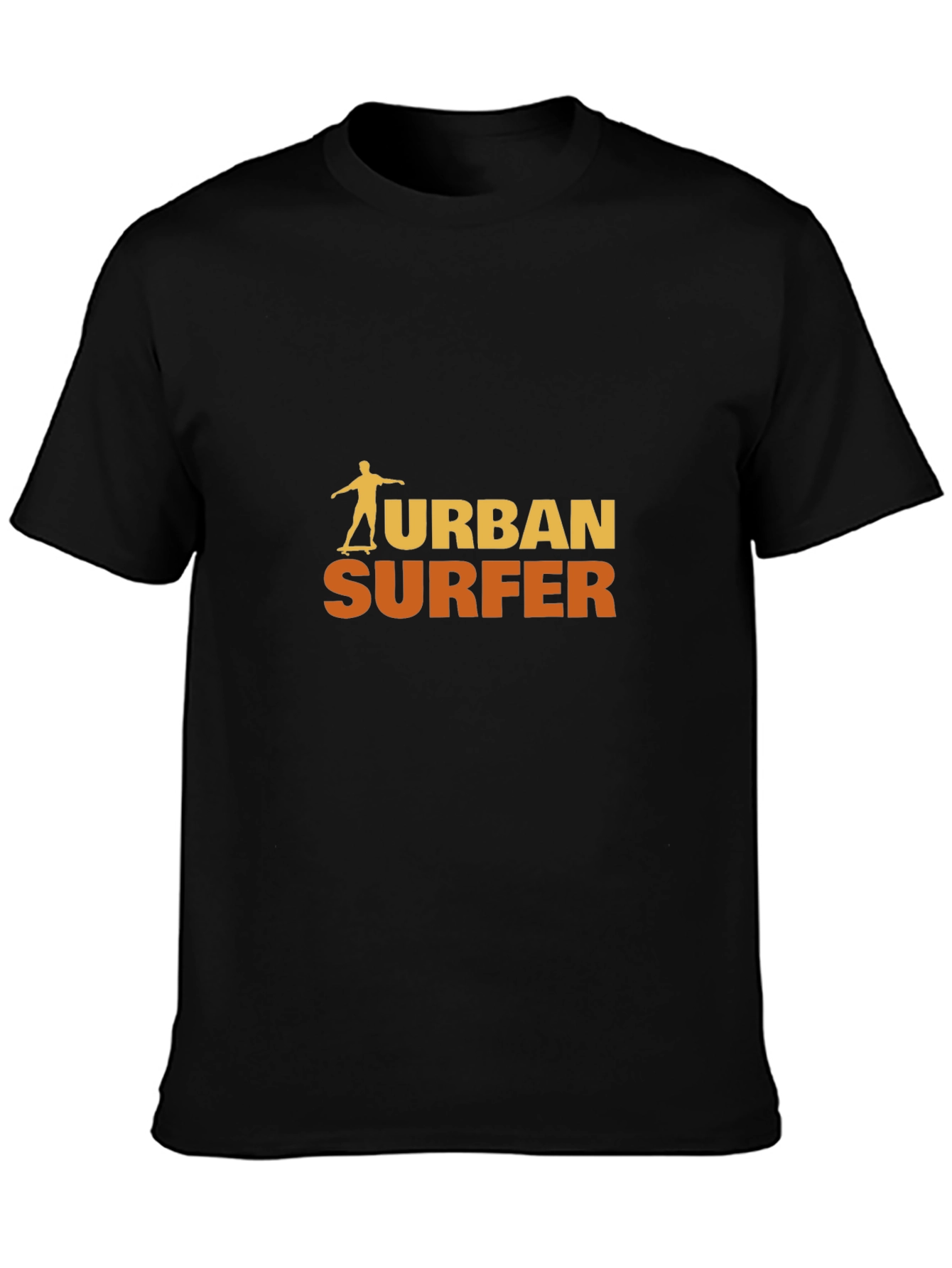 Urban Surfer Graphic Tee - Black