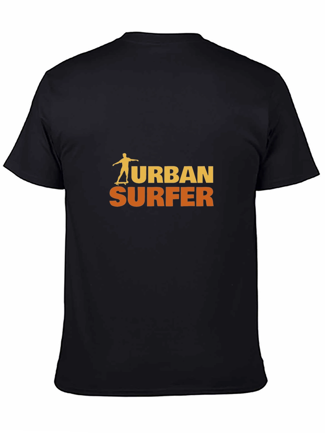 Urban Surfer Graphic Tee - Black