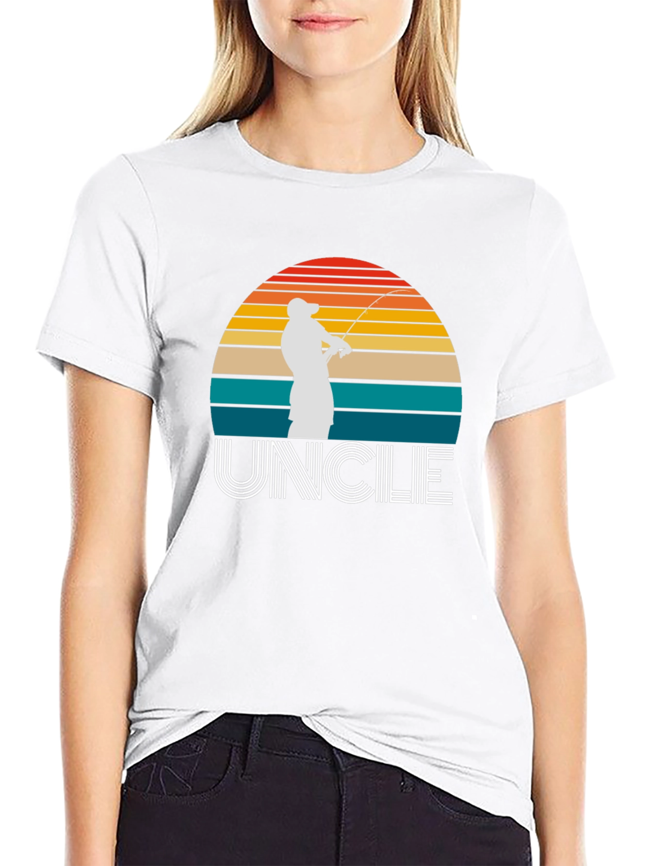 Retro Fishing Uncle T-Shirt