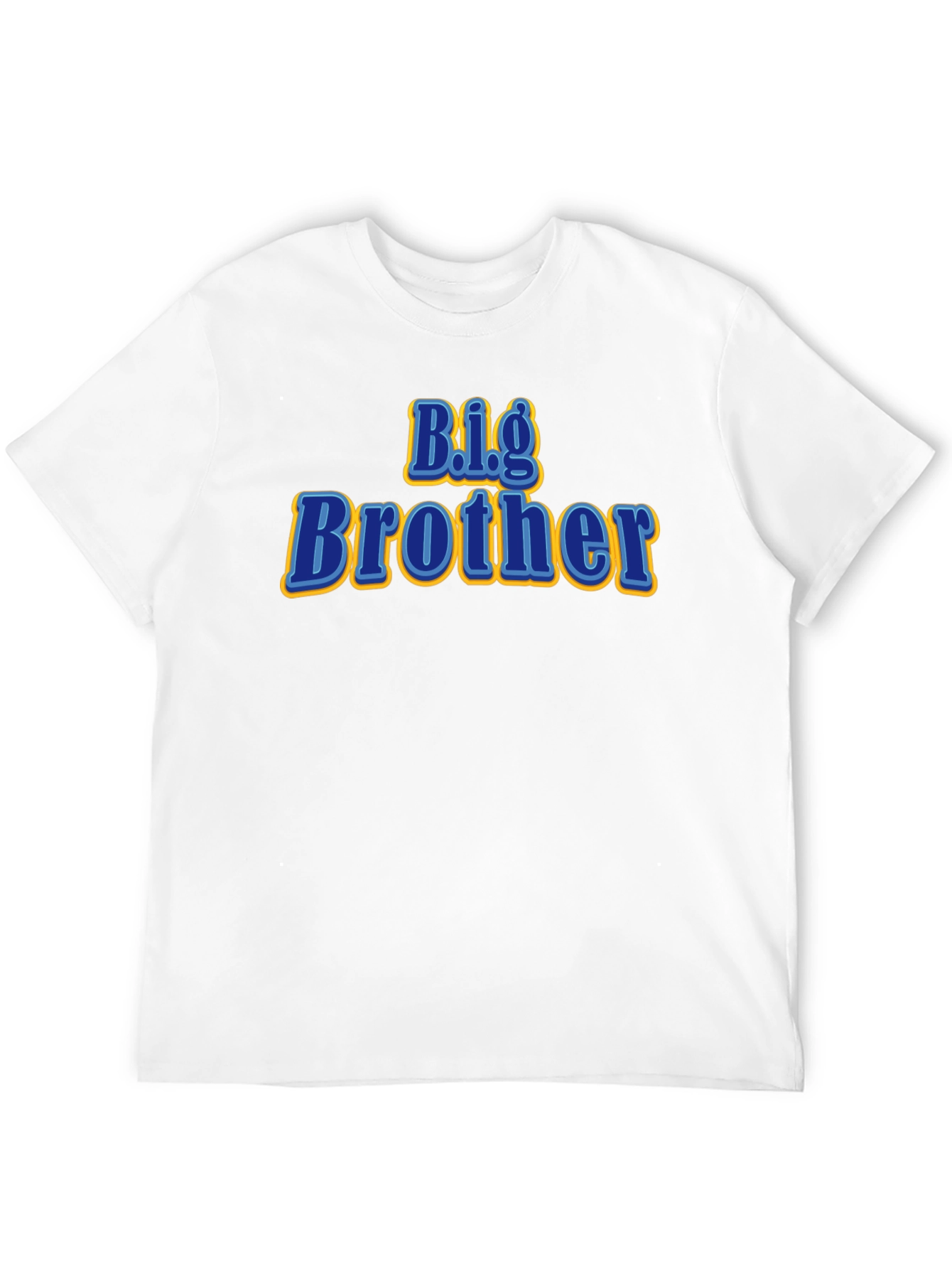 Big Brother Graphic Tee - Black Cotton T-Shirt
