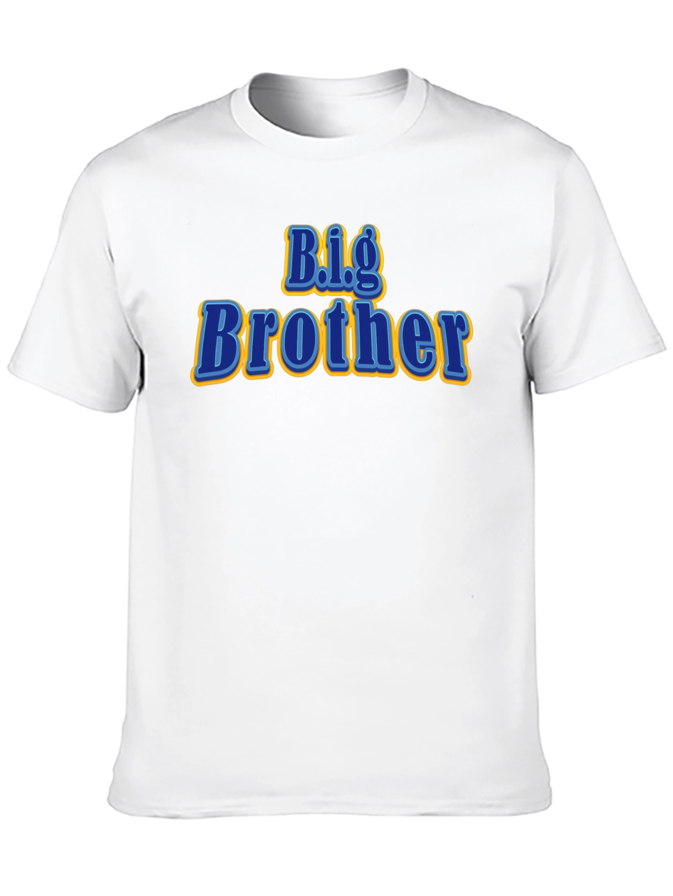Big Brother Graphic Tee - Black Cotton T-Shirt