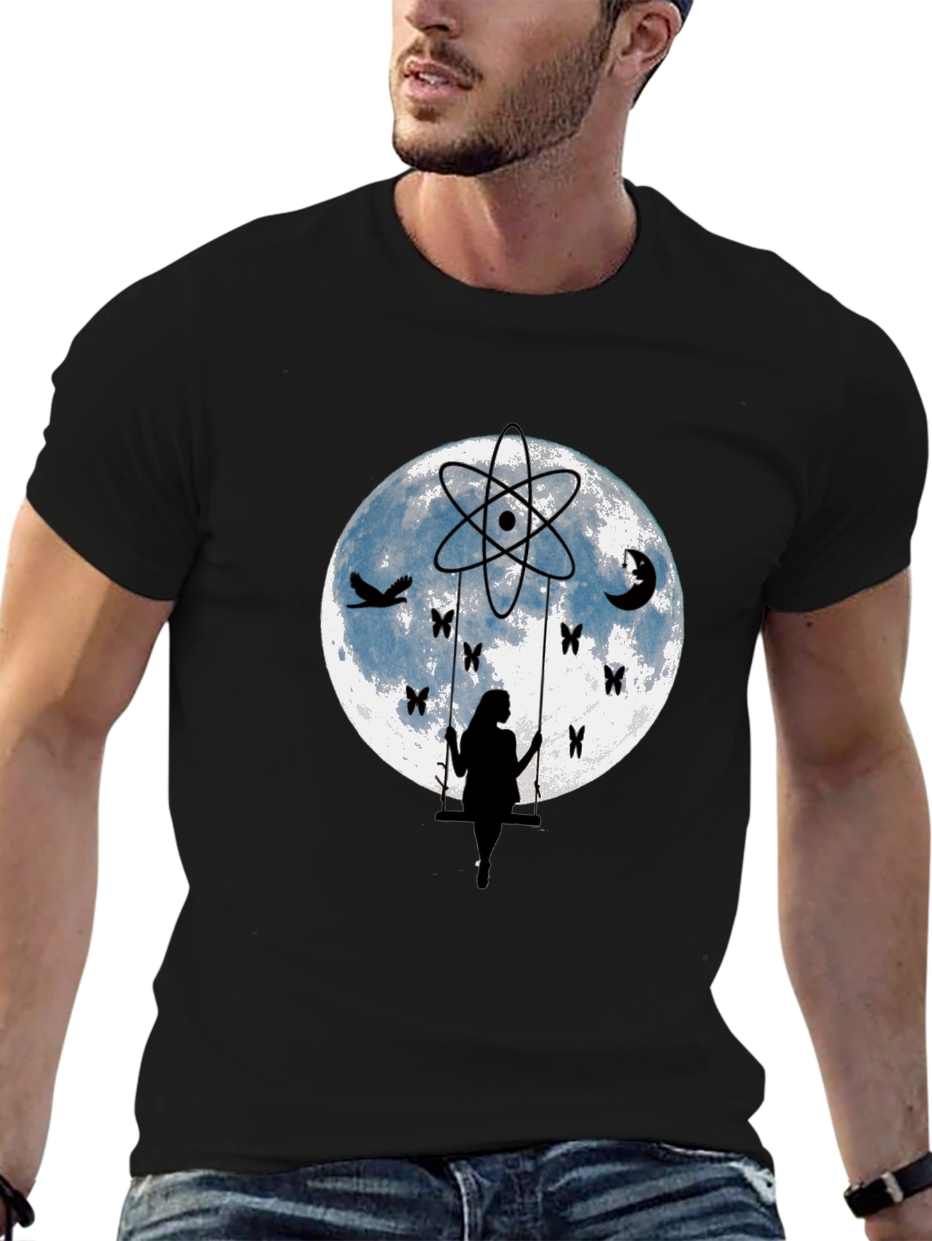 Moon Swing Graphic T-Shirt