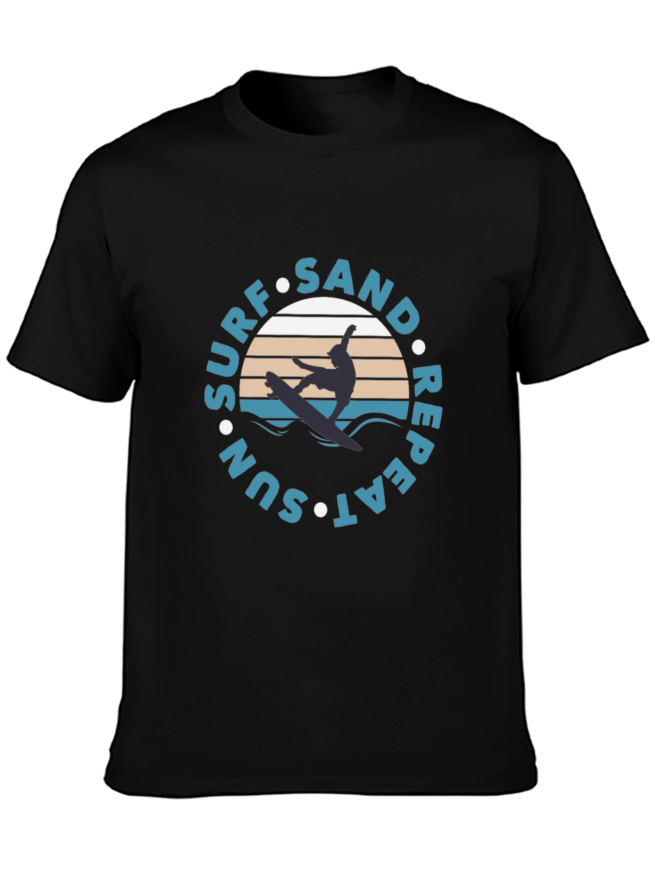 Surf Sand Sun Repeat Graphic Tee