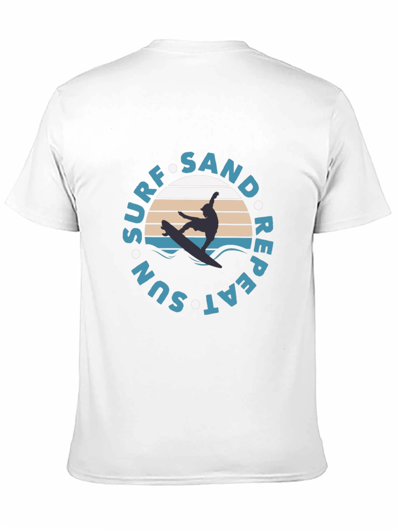 Surf Sand Sun Repeat Graphic Tee